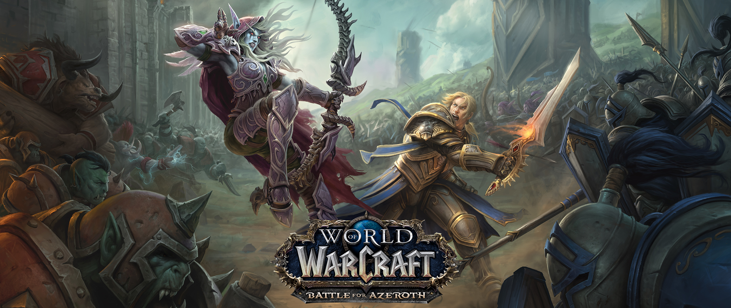 General 2560x1080 World of Warcraft Sylvanas Windrunner World of Warcraft: Battle for Azeroth video game art