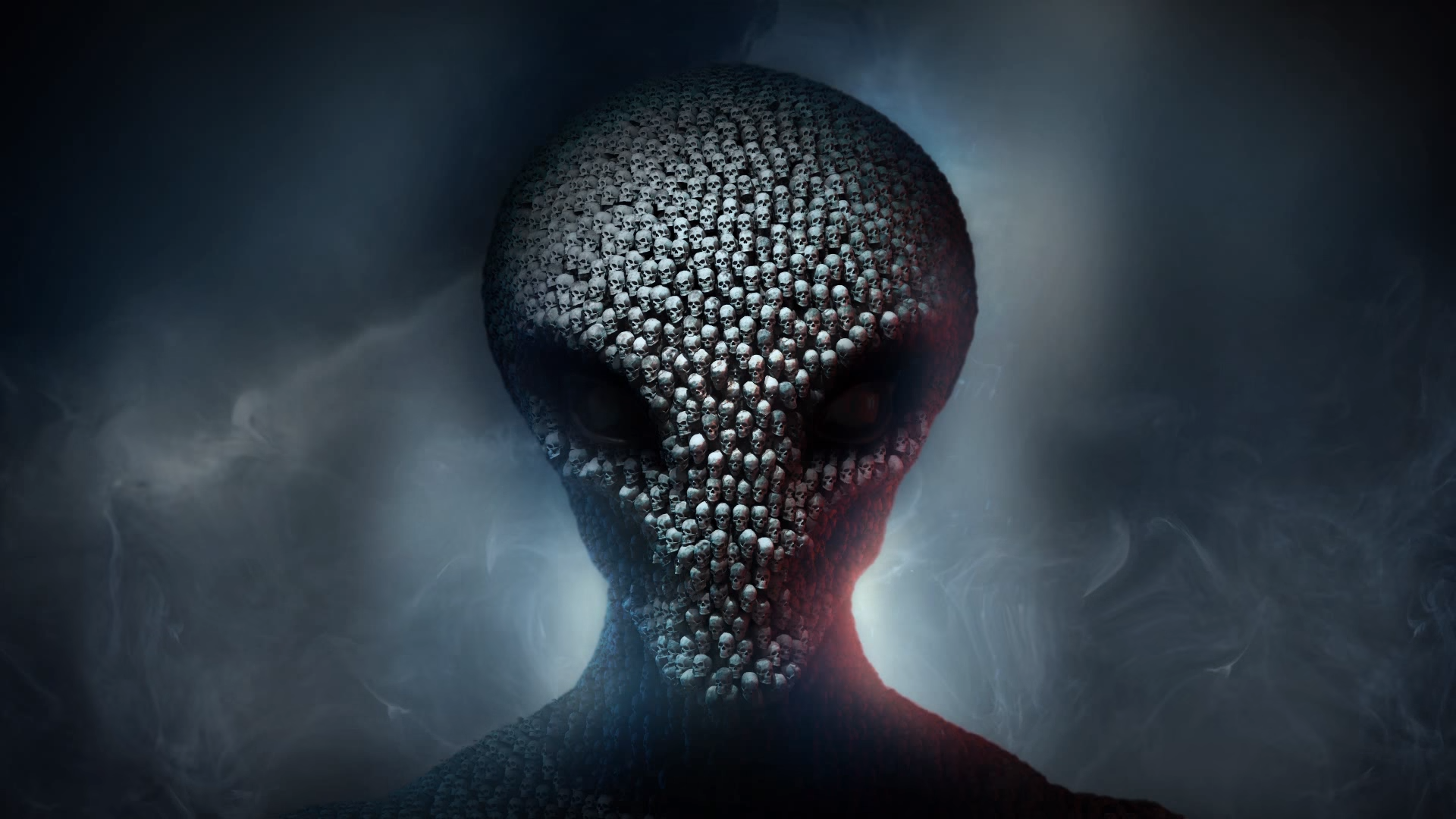 General 1920x1080 aliens XCOM 2 spooky head video games XCOM PC gaming science fiction skull video game art