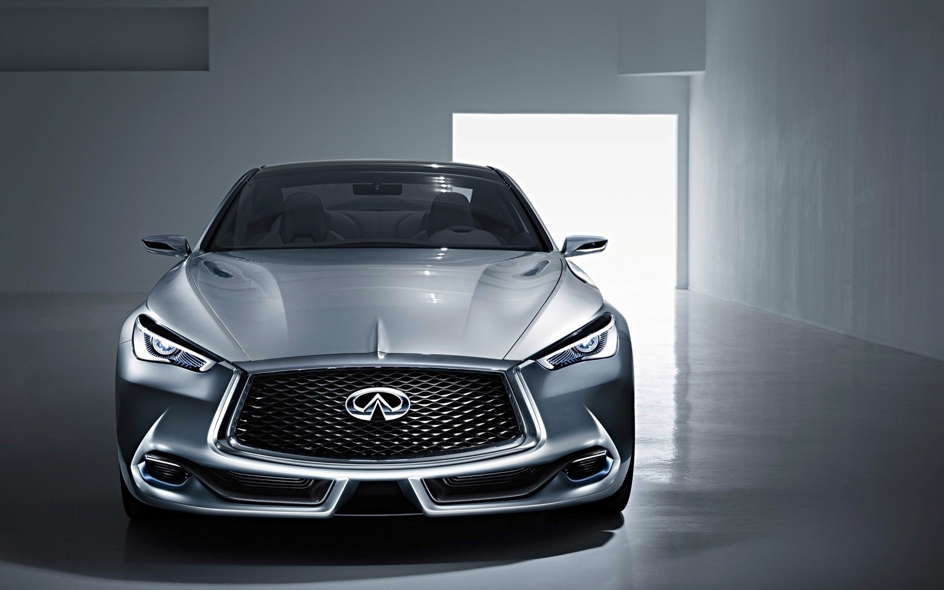 General 1920x1200 car Infiniti concept cars silver cars vehicle 2015 Infiniti Q60 Coupe Japanese cars