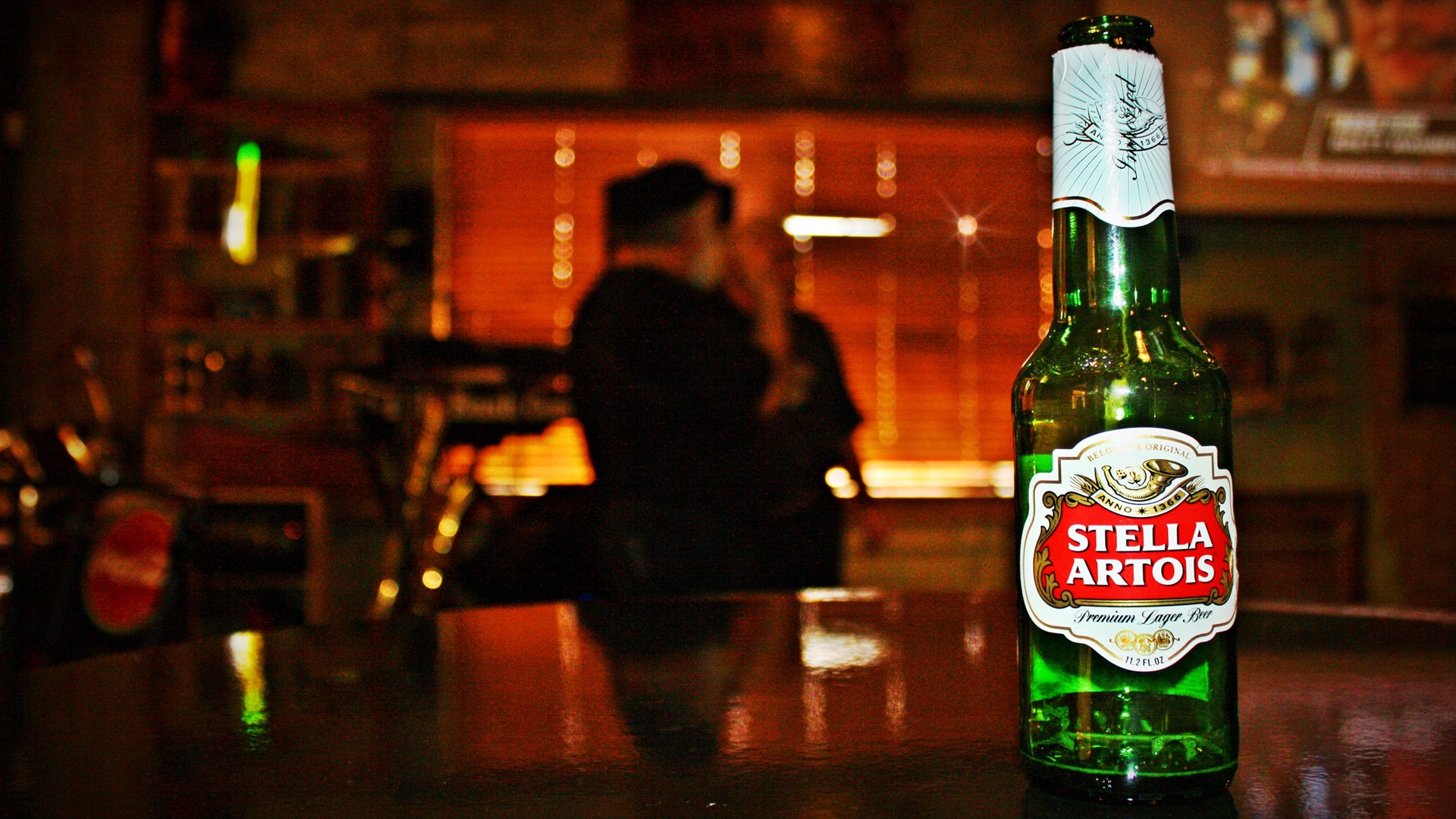 General 1920x1080 Stella Artois bottles beer alcohol food