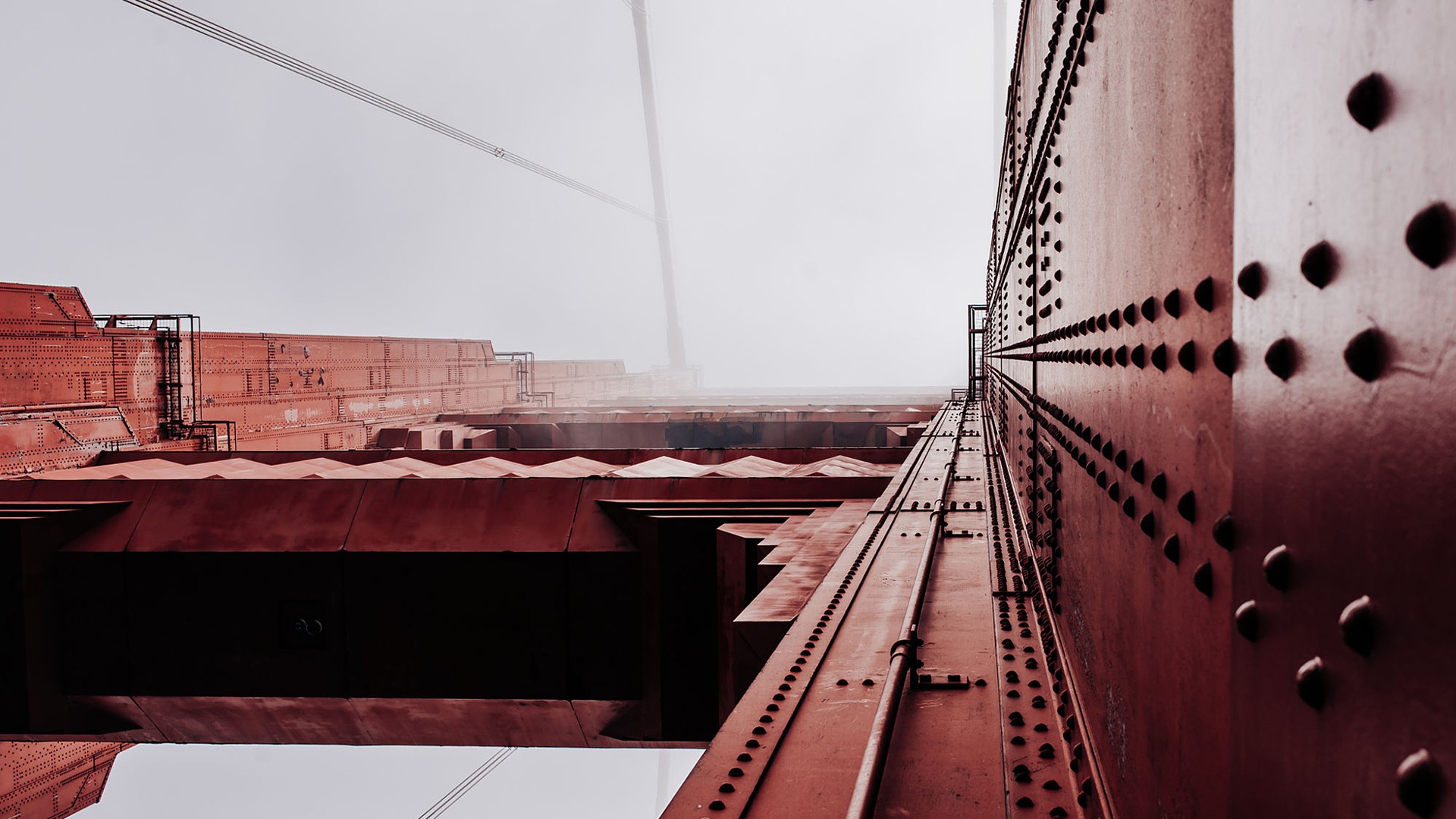 General 1920x1080 mist bridge red metal Golden Gate Bridge suspension bridge USA