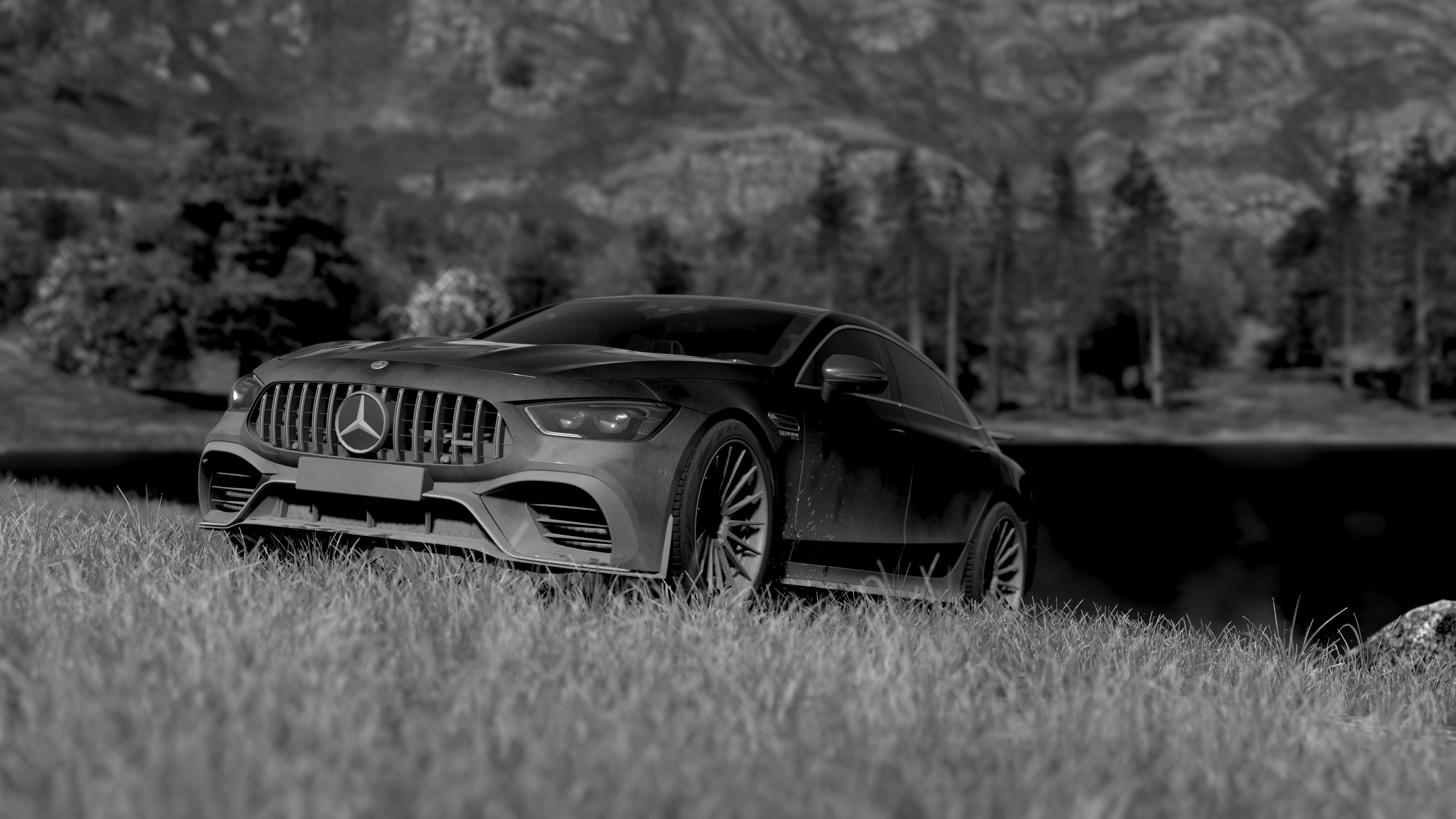 General 3840x2160 Forza Horizon 4 Mercedes  GT 63S landscape PlaygroundGames German cars video games Turn 10 Studios Xbox Game Studios