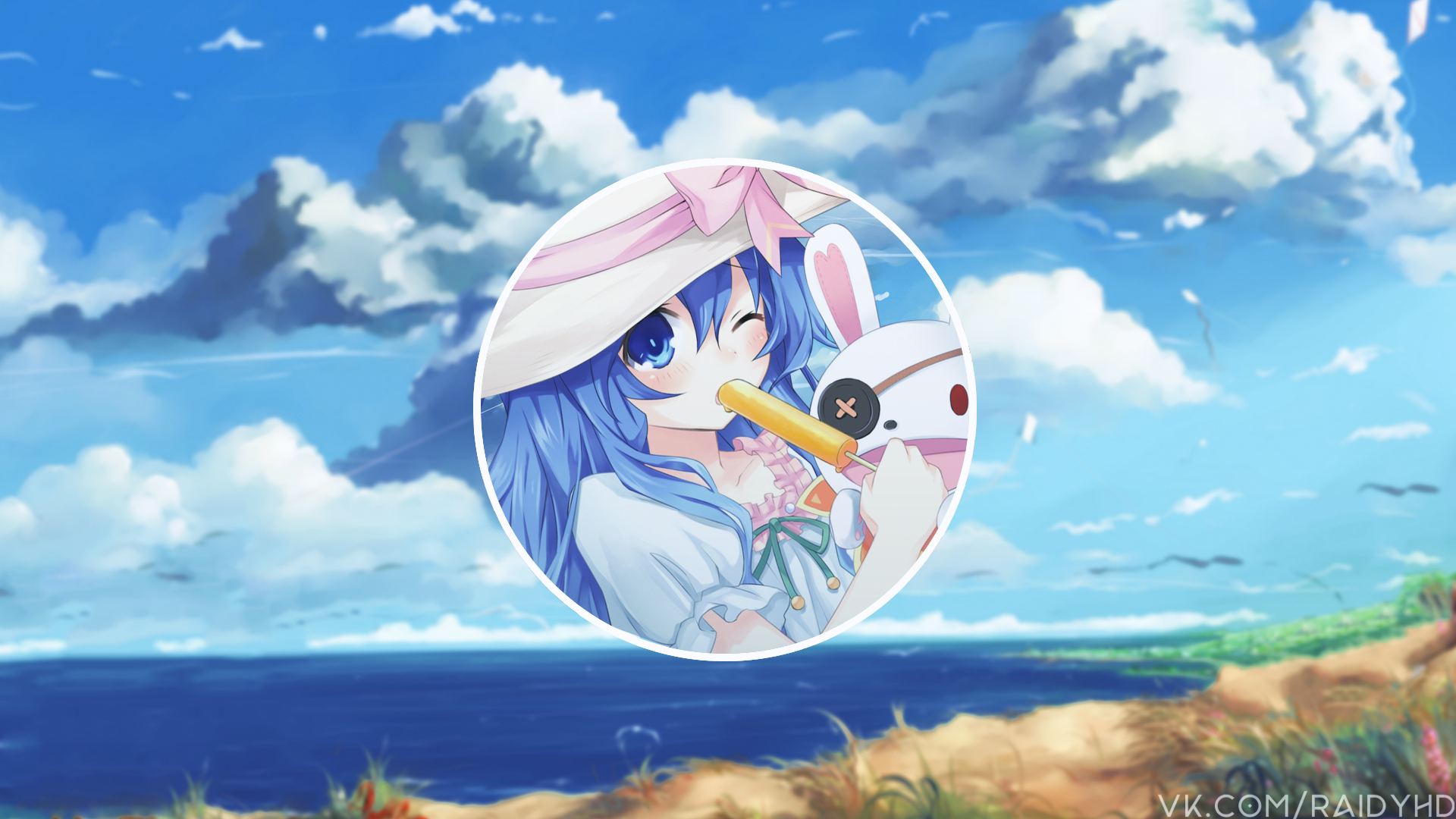 Anime 1920x1080 anime girls anime picture-in-picture Date A Live Yoshino