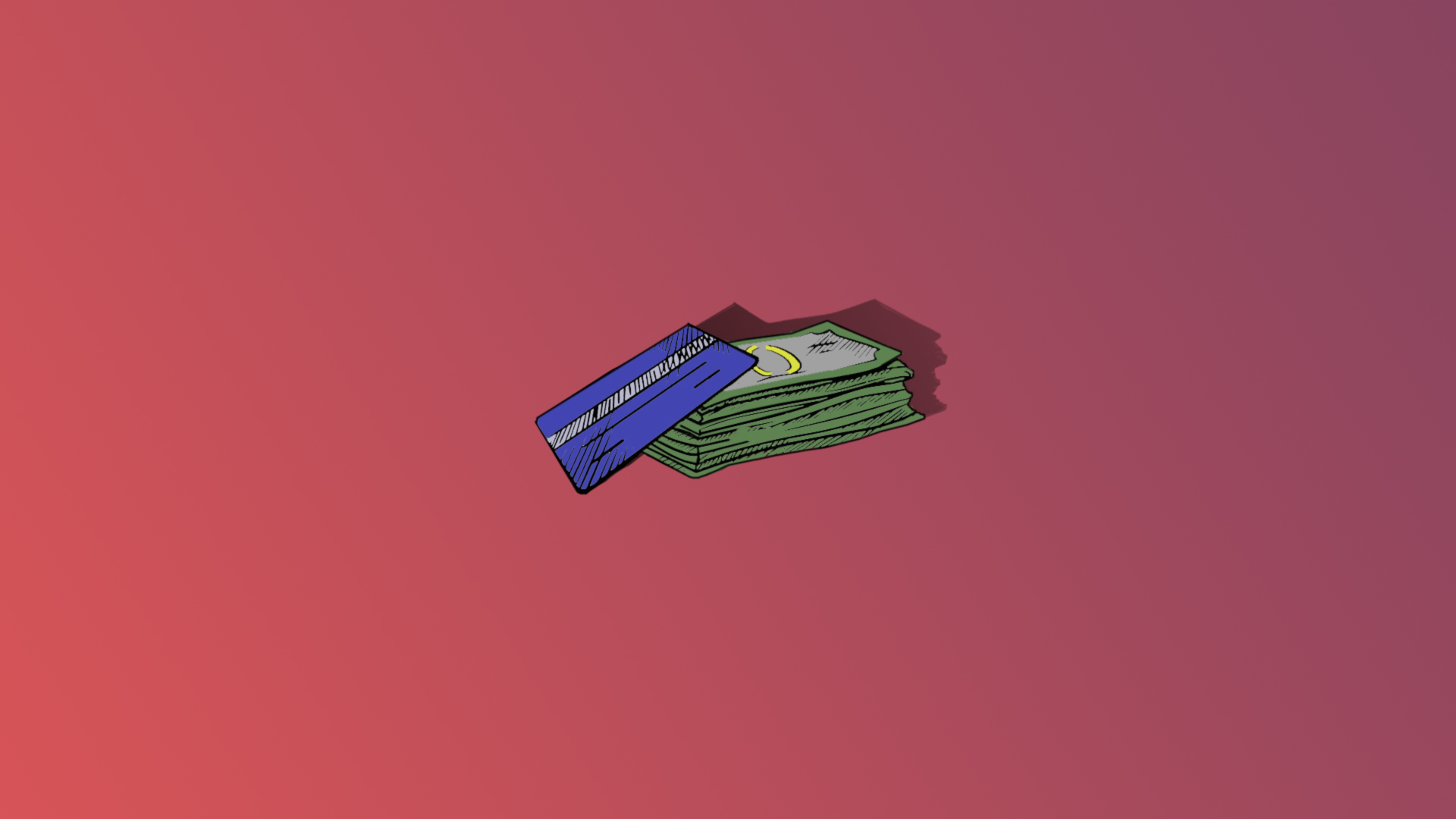 General 1920x1080 cash credit cards photoshopped minimalism simple background money