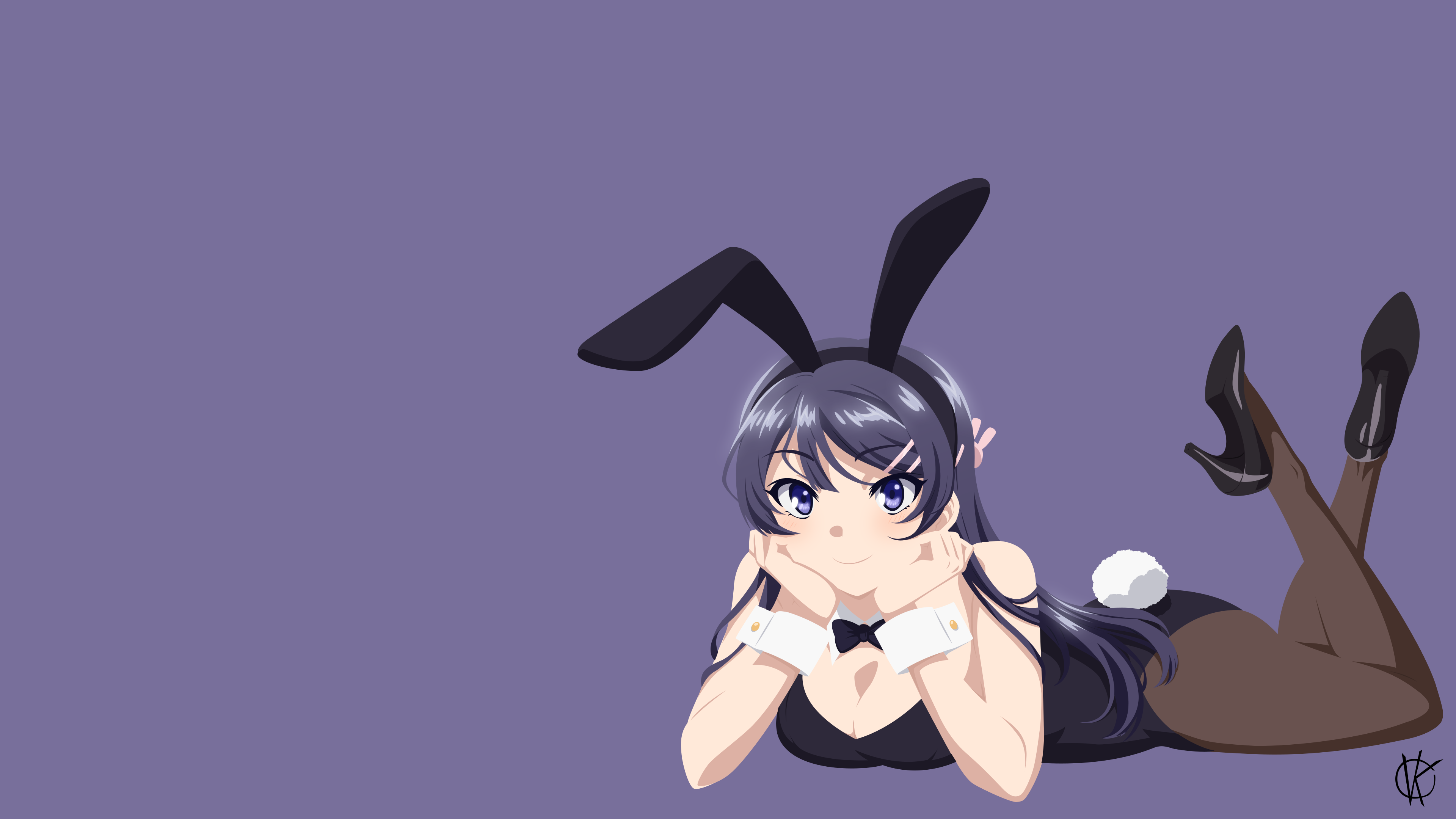 Anime 3840x2160 Seishun Buta Yarō wa Bunny Girl-senpai no Yume wo Minai Sakurajima Mai bunny ears bunny suit anime girls