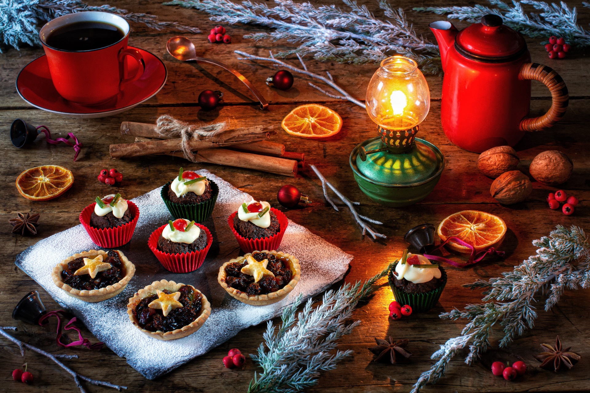 General 1920x1280 lamp sweets food Christmas cup coffee