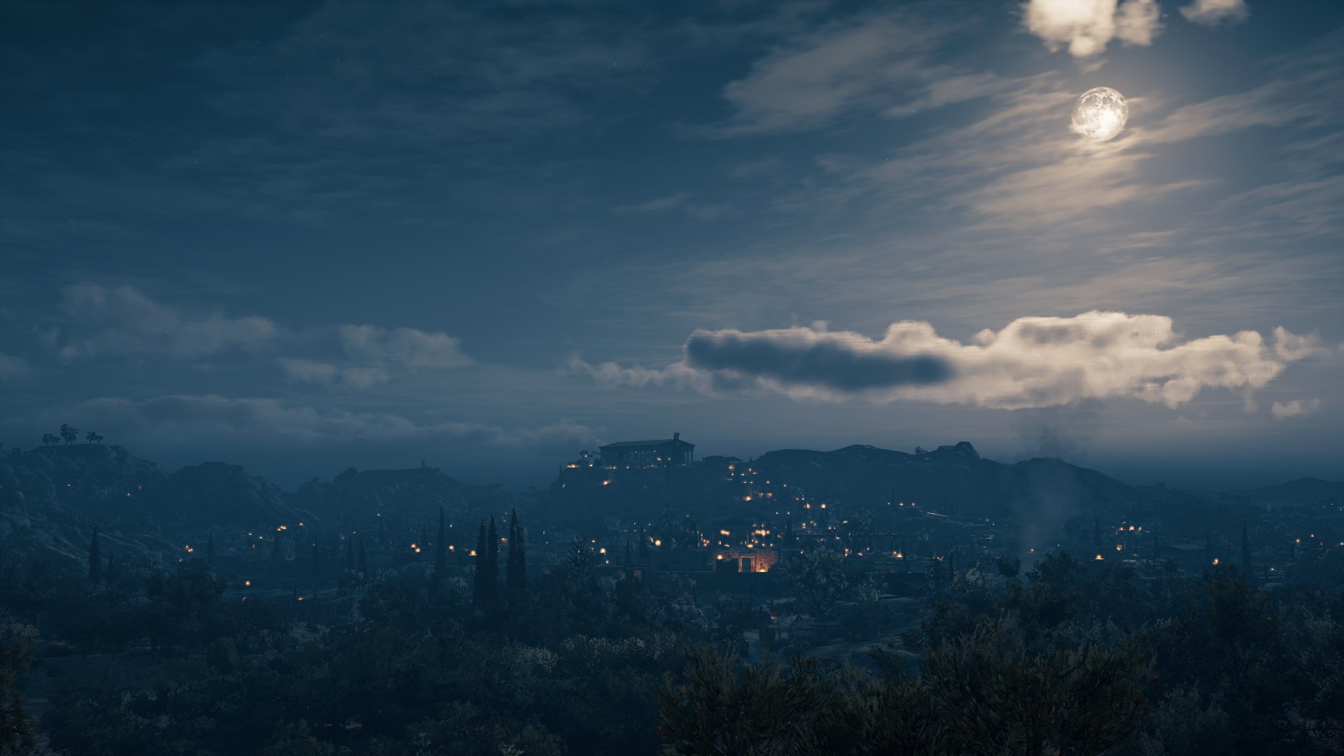 General 1920x1080 nature Assassin's Creed Odyssey sky night video games screen shot