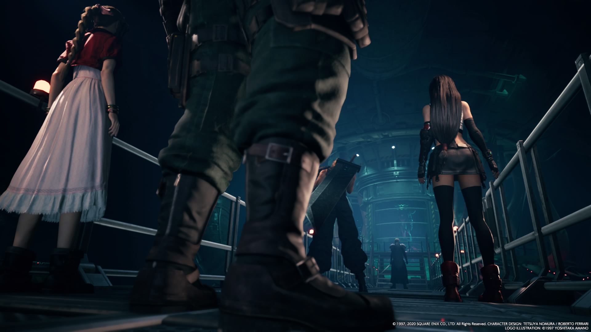 General 1920x1080 Final Fantasy VII: Remake PlayStation 4 Square Enix video games Cloud Strife Barret Wallace Aerith Gainsborough Tifa Lockhart Sephiroth video game characters