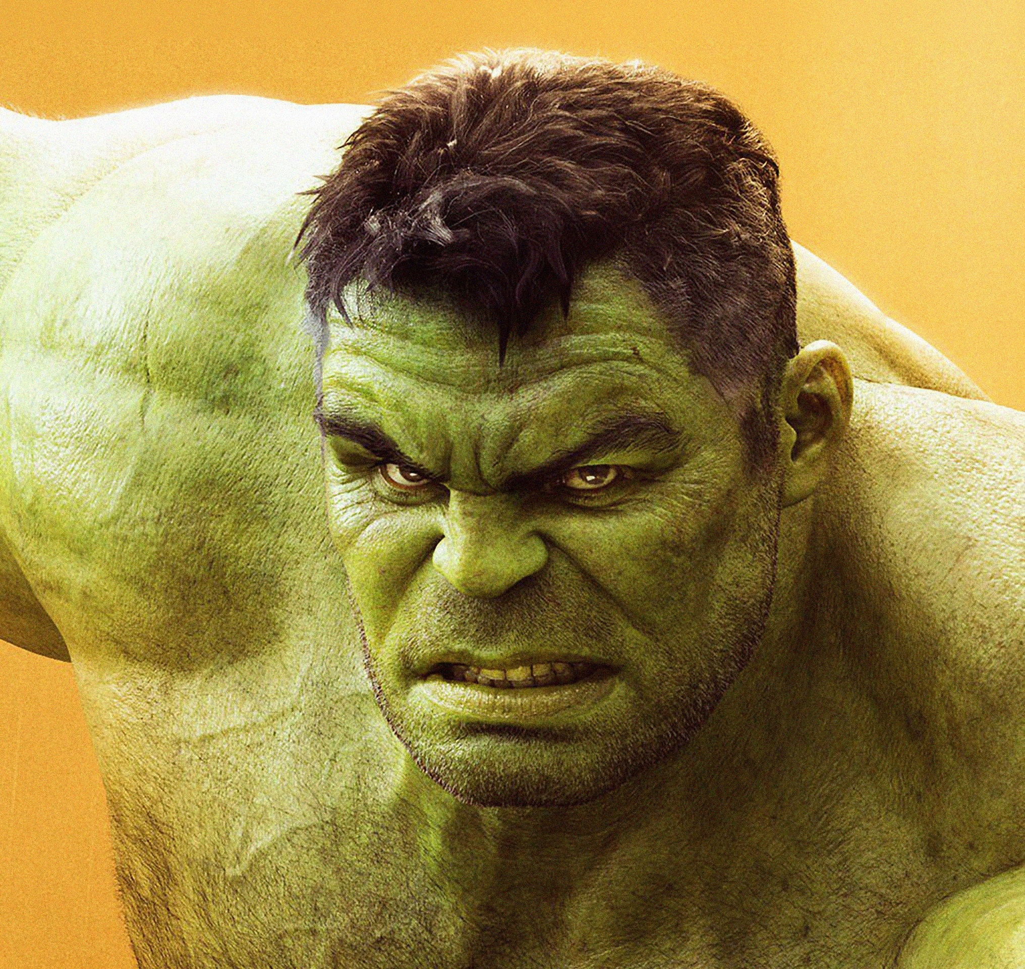 General 2032x1921 Hulk Avengers Infinity War Bruce Banner simple background Mark Ruffalo artwork green skin superhero