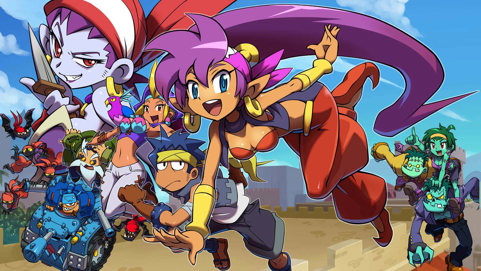 General 1920x1080 Shantae and the Pirate's Curse Shantae Risky Boots Sky (Shantae) video games