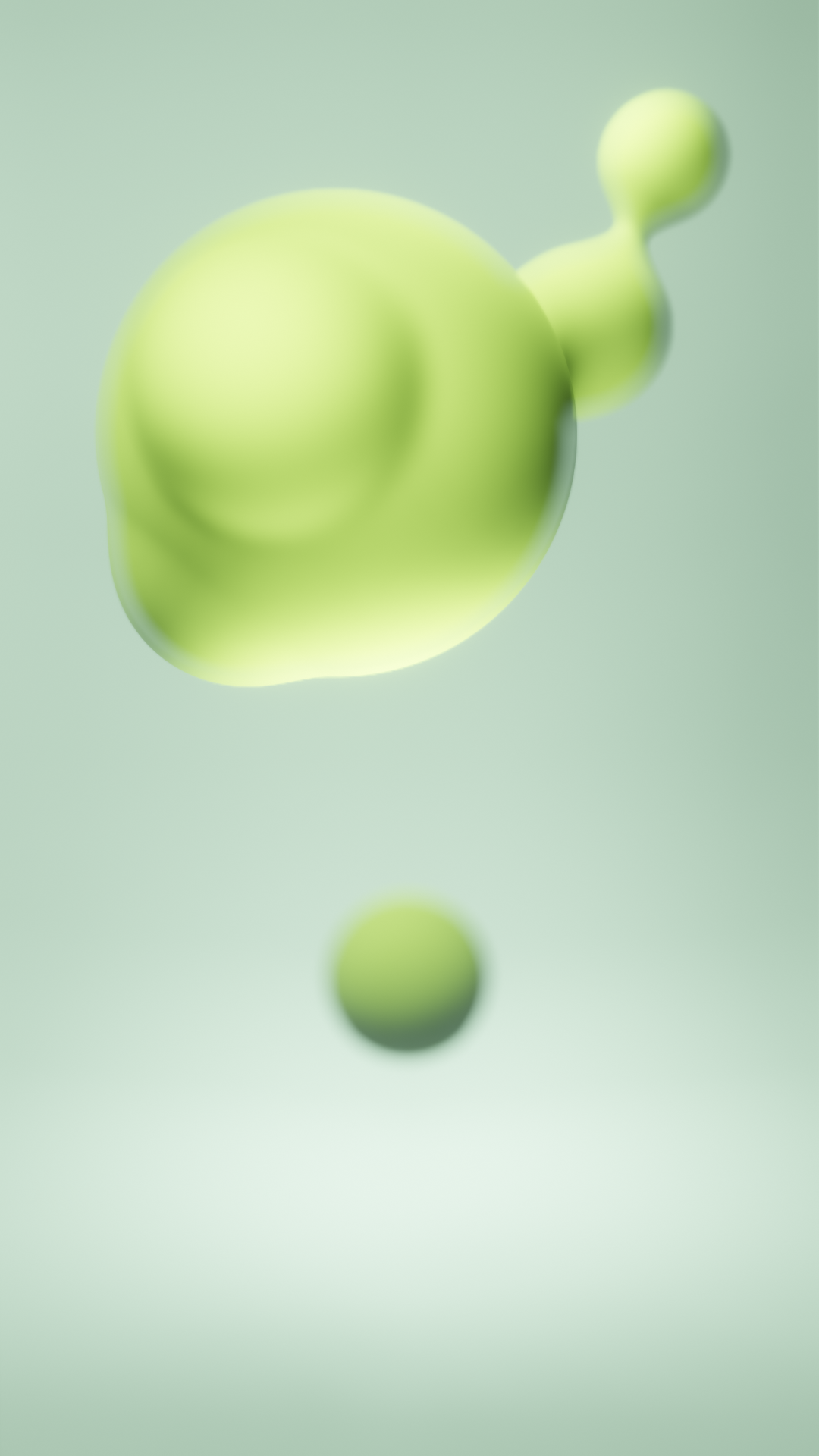 General 1080x1920 Blob (character) artwork CGI digital art blue background simple background