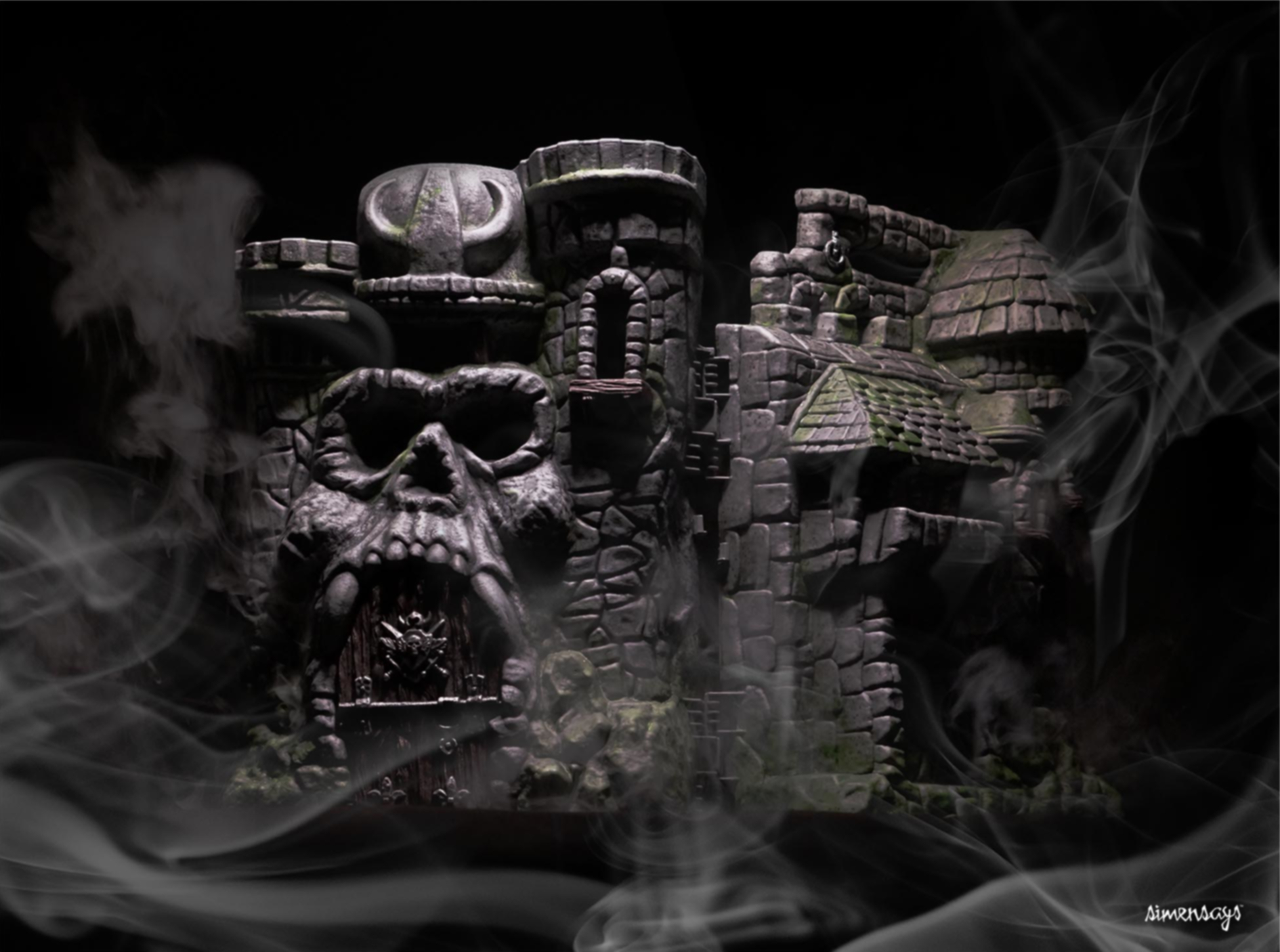 General 1950x1450 Masters of the Universe He-Man and the Masters of the Universe Castle Grayskull digital art watermarked