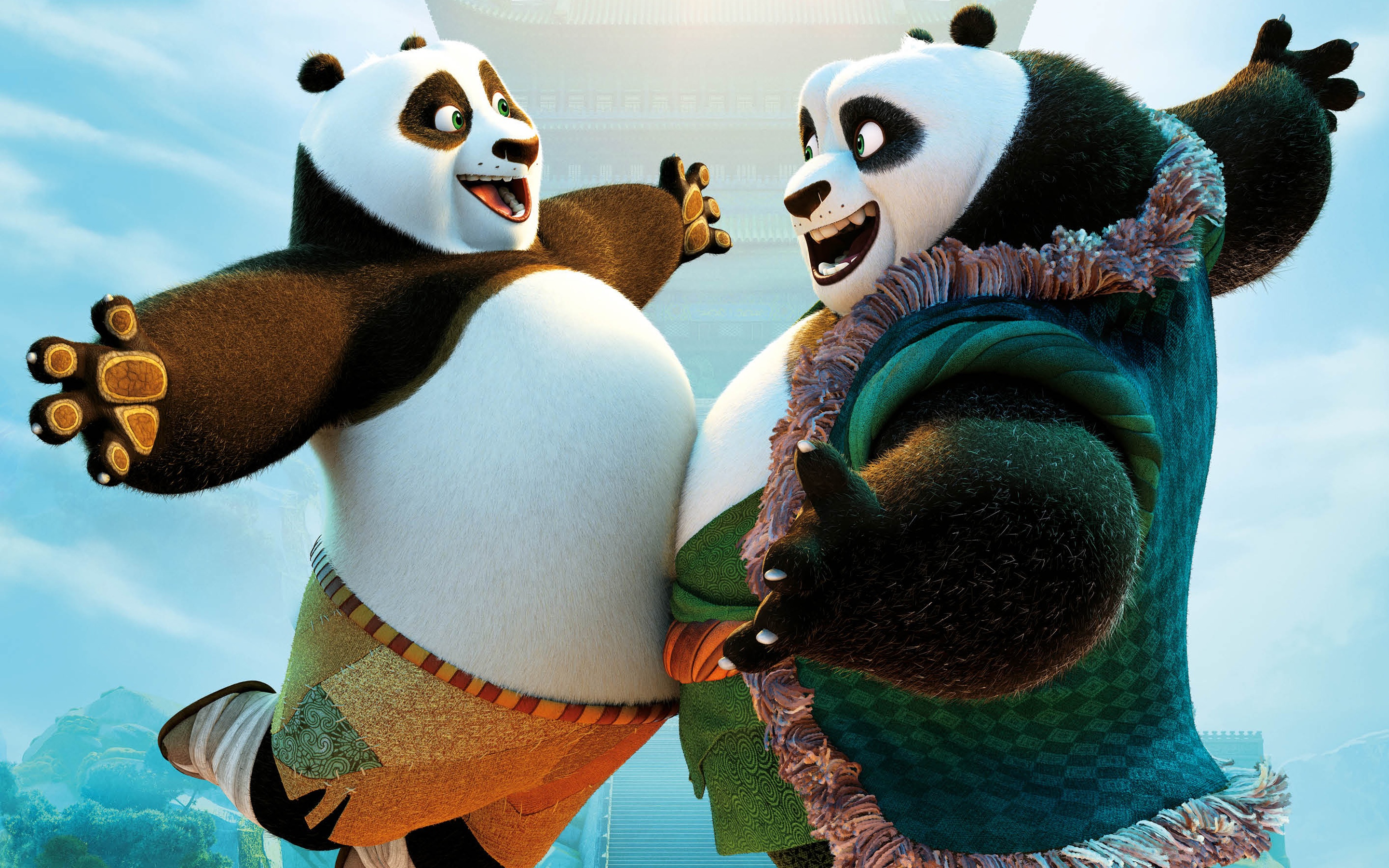 General 2880x1800 kung fu panda 3 panda animation