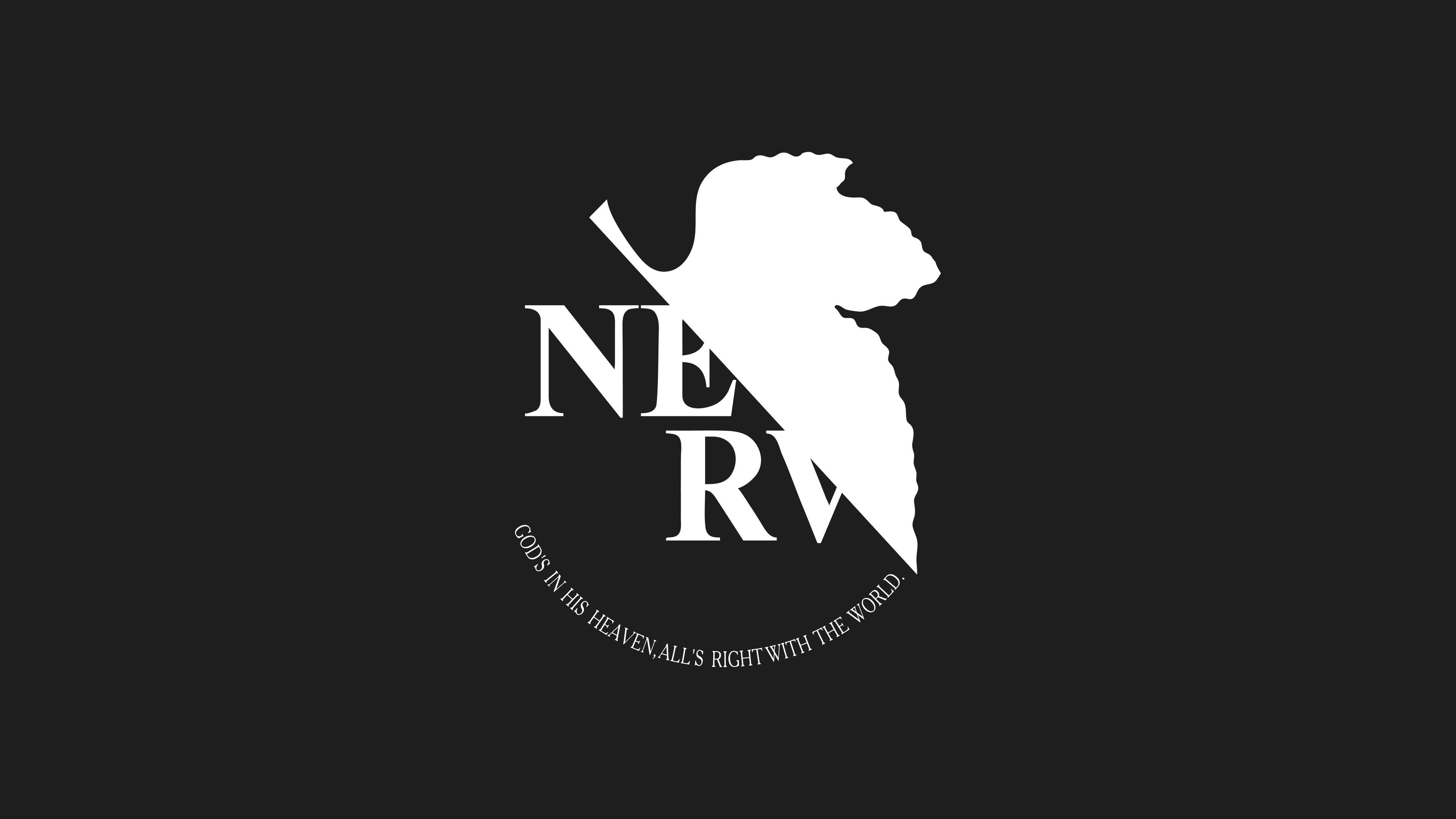 Anime 3840x2160 Nerv Neon Genesis Evangelion logo company
