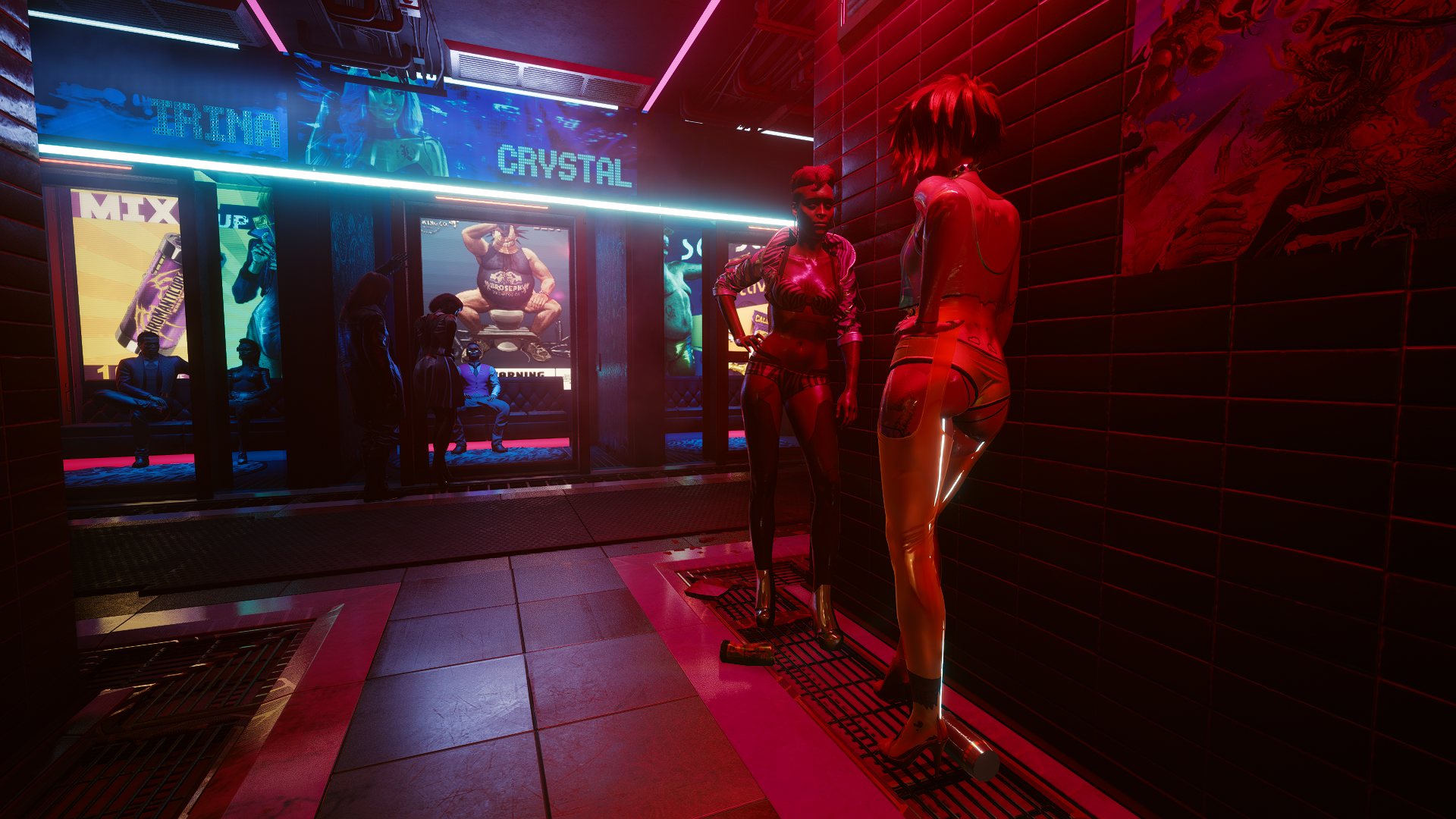 General 1920x1080 cyberpunk Cyberpunk 2077 neon lights screen shot CD Projekt RED video games video game characters