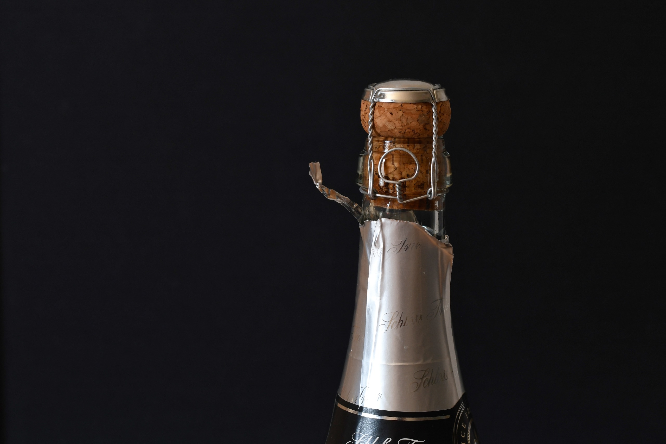 General 2560x1705 bottles simple background champagne food black background minimalism