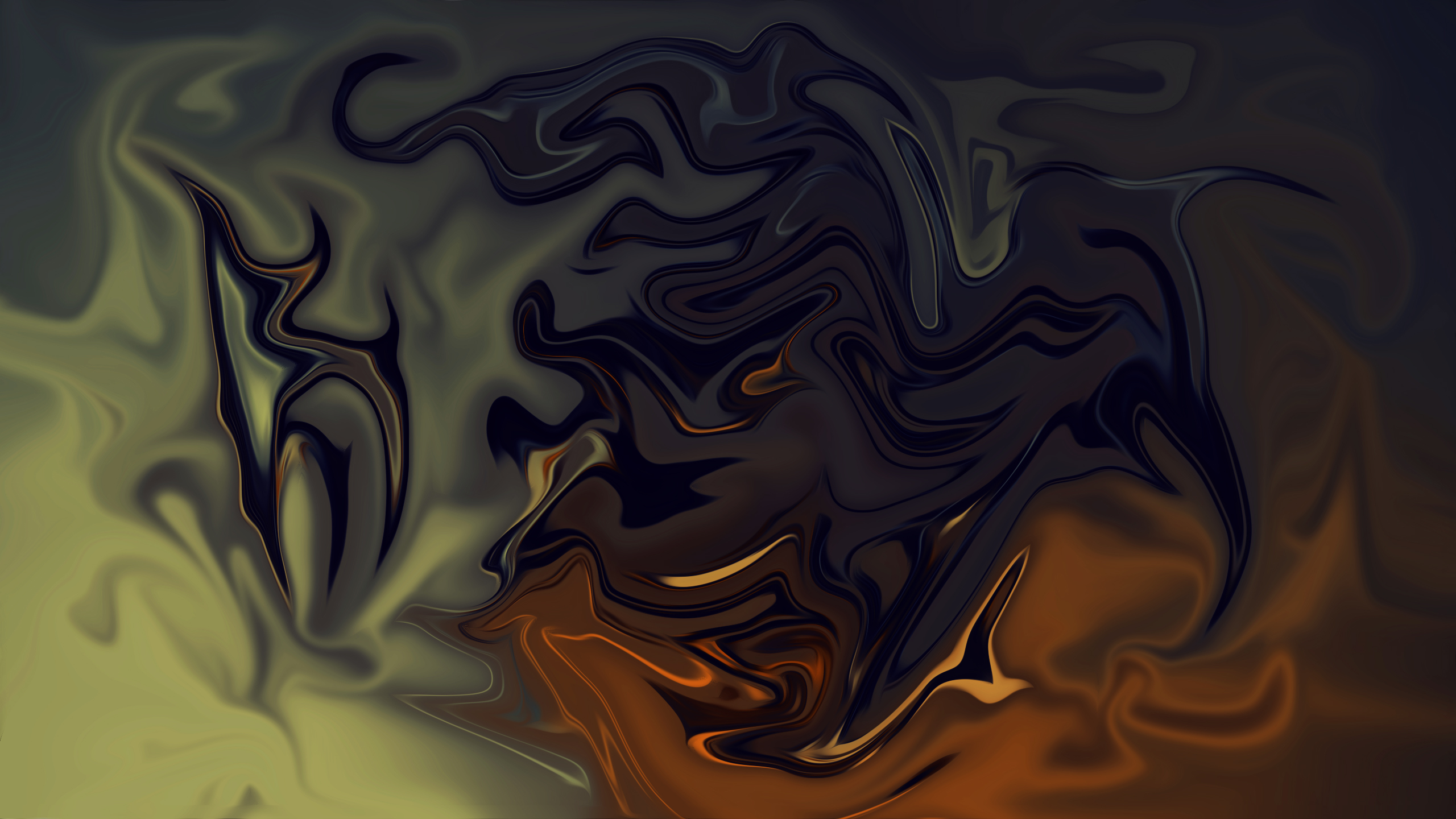 General 2560x1440 abstract fluid liquid colorful gradient artwork painting interference dark