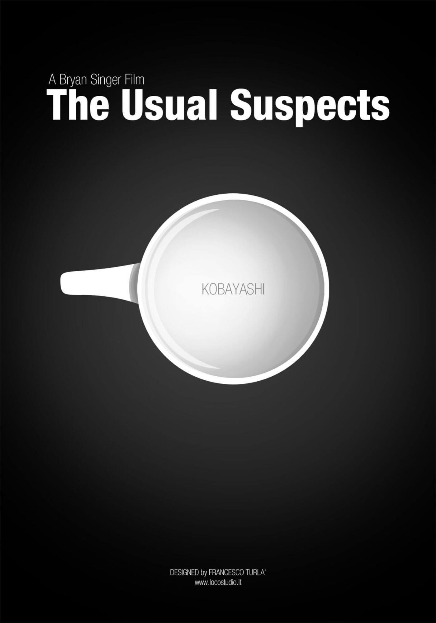 General 1400x2000 The Usual Suspects crime movie poster digital art simple background text portrait display watermarked