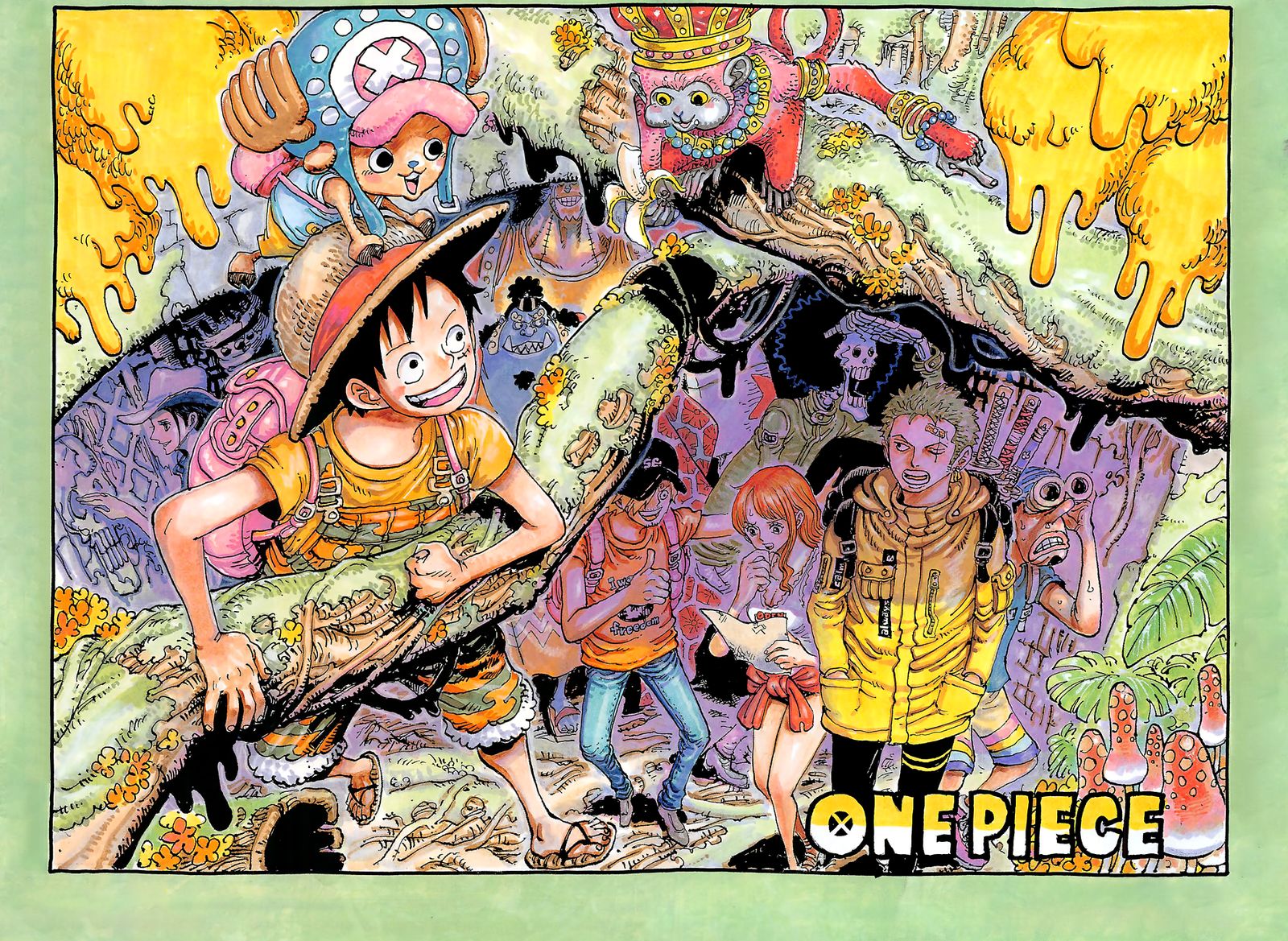 Anime 1600x1169 One Piece manga