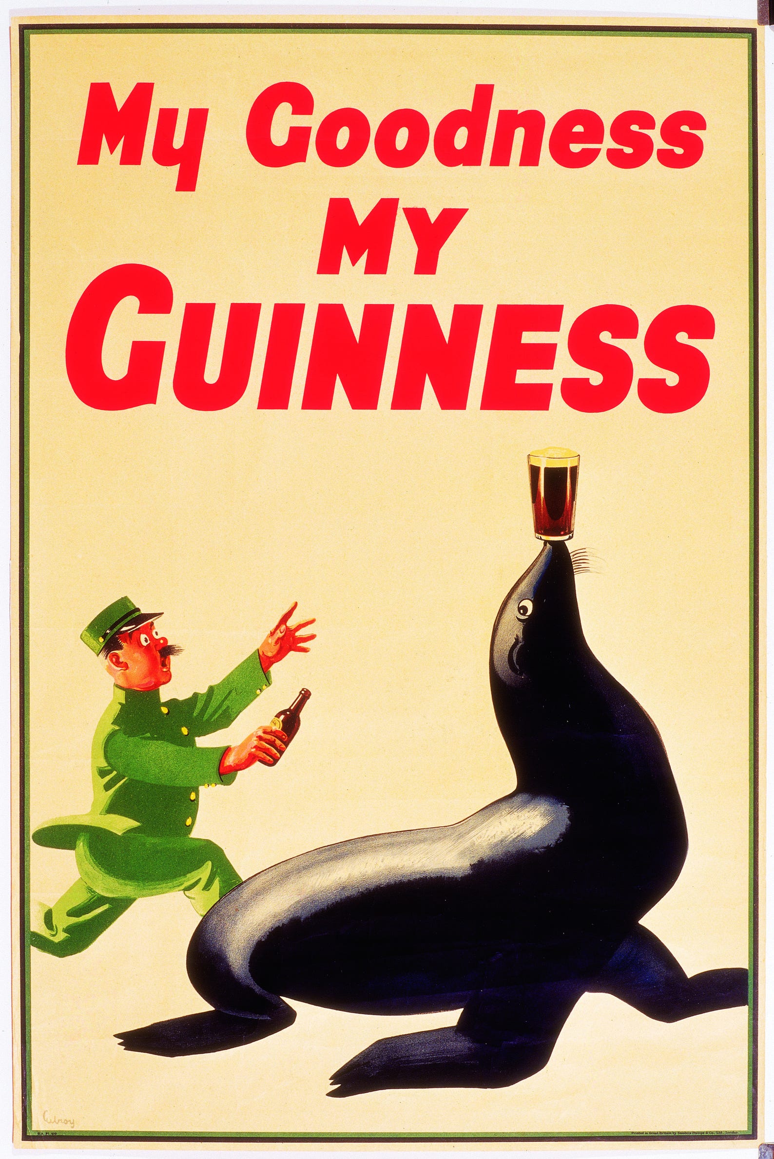 General 1588x2379 Guinness beer advertisements seals vintage