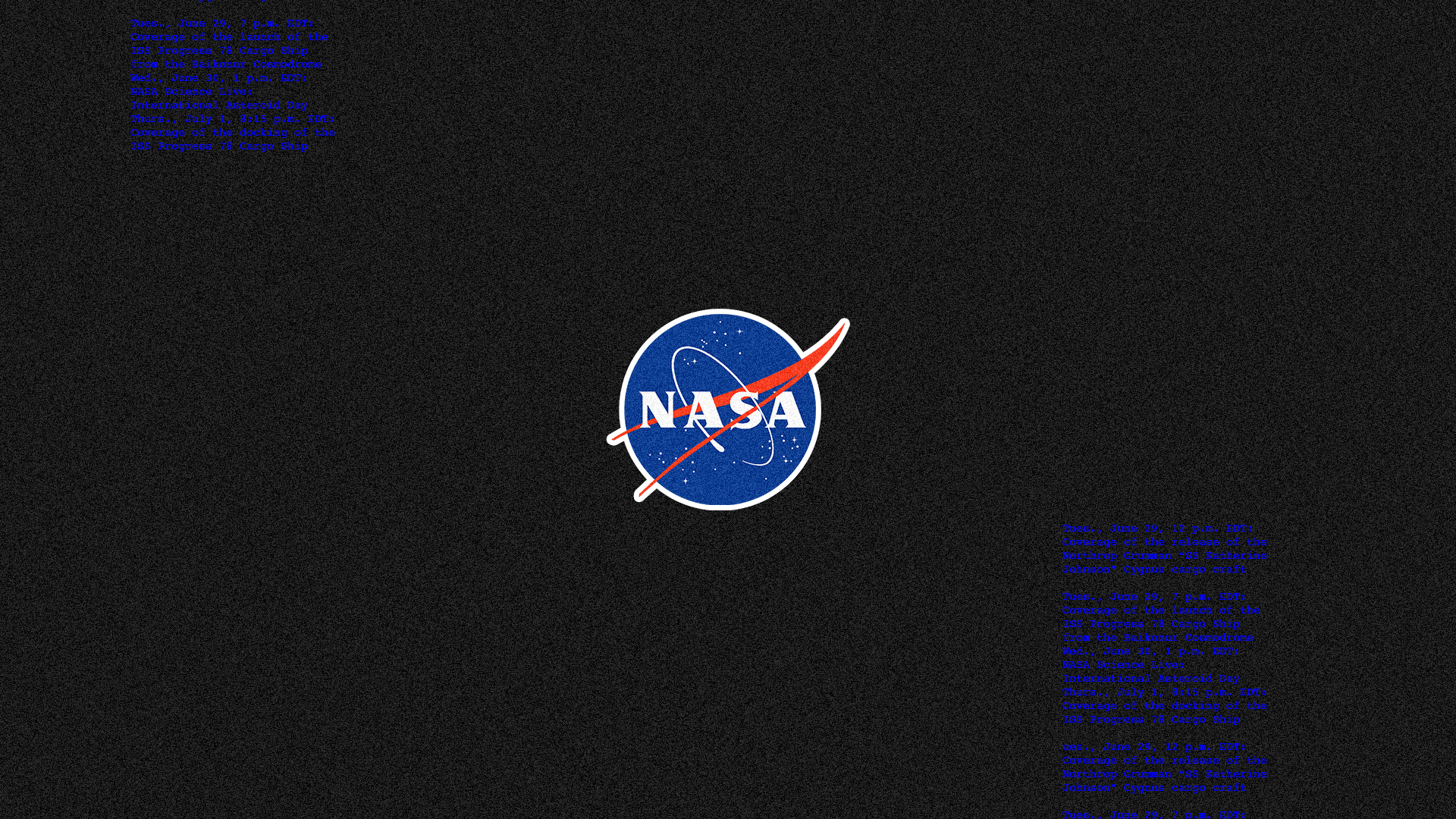General 1920x1080 logo simple background NASA
