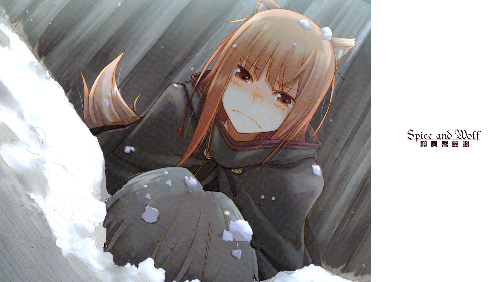 Anime 1920x1080 Spice and Wolf Holo (Spice and Wolf) Lawrence Kraft wolf girls