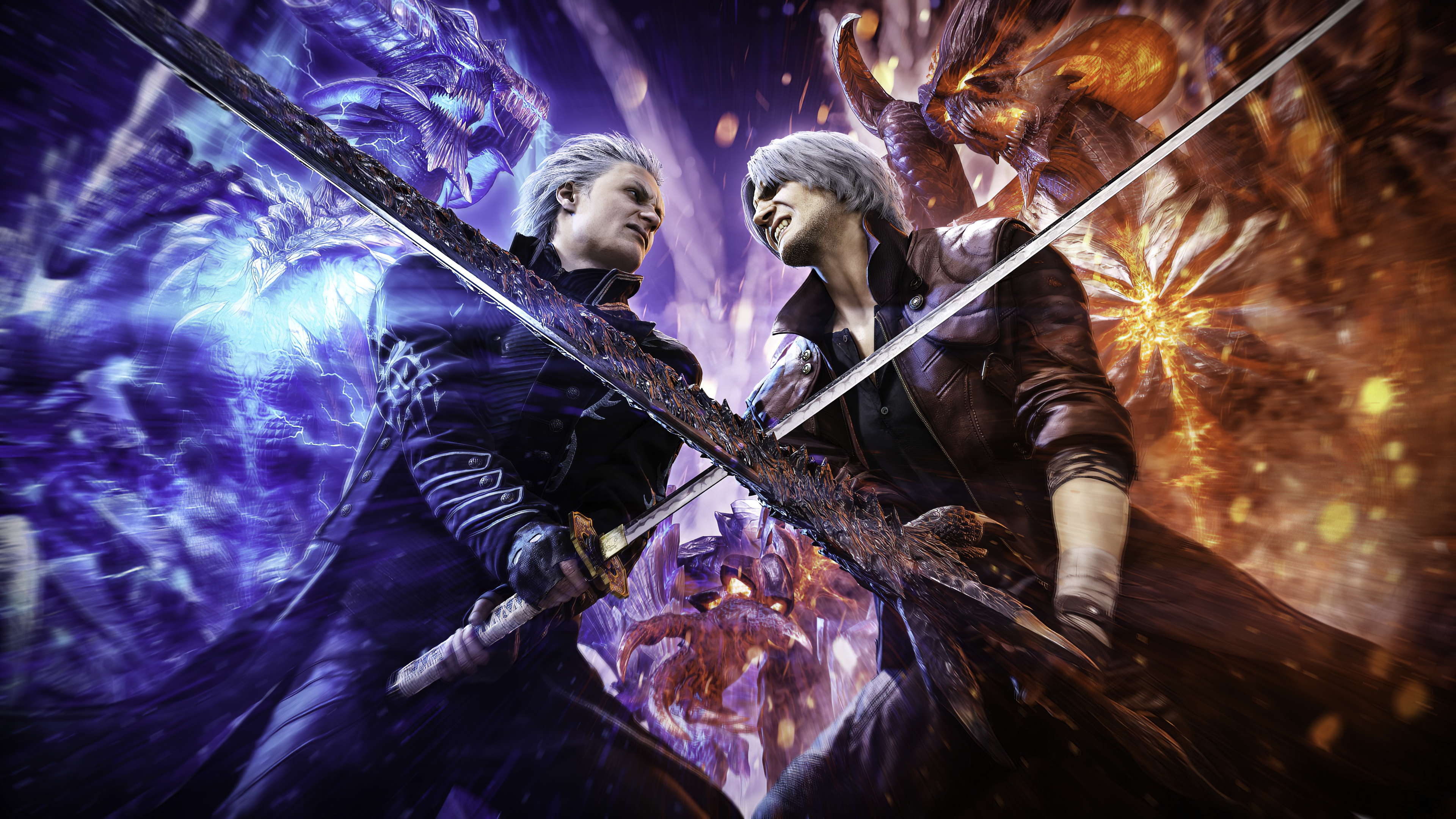 General 3840x2160 Dante (Devil May Cry) Devil May Cry 5 Vergil video game characters