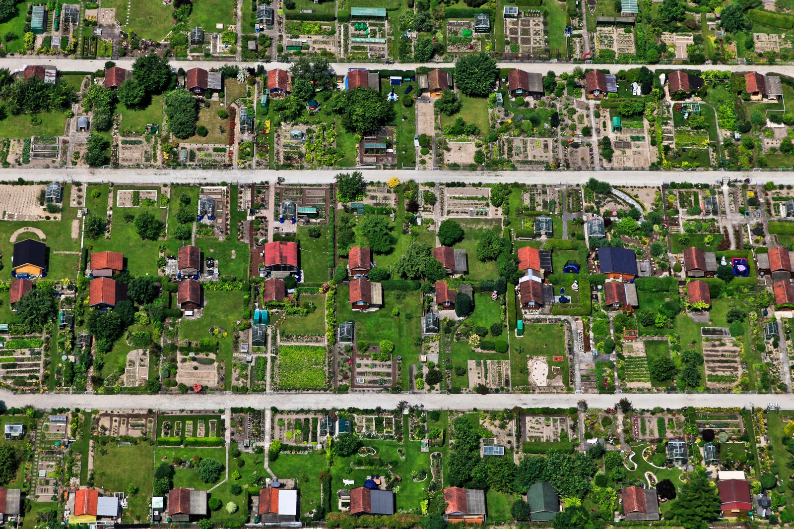 General 1600x1067 Germany garden house trees street aerial view suburb neighborhood farm orchards