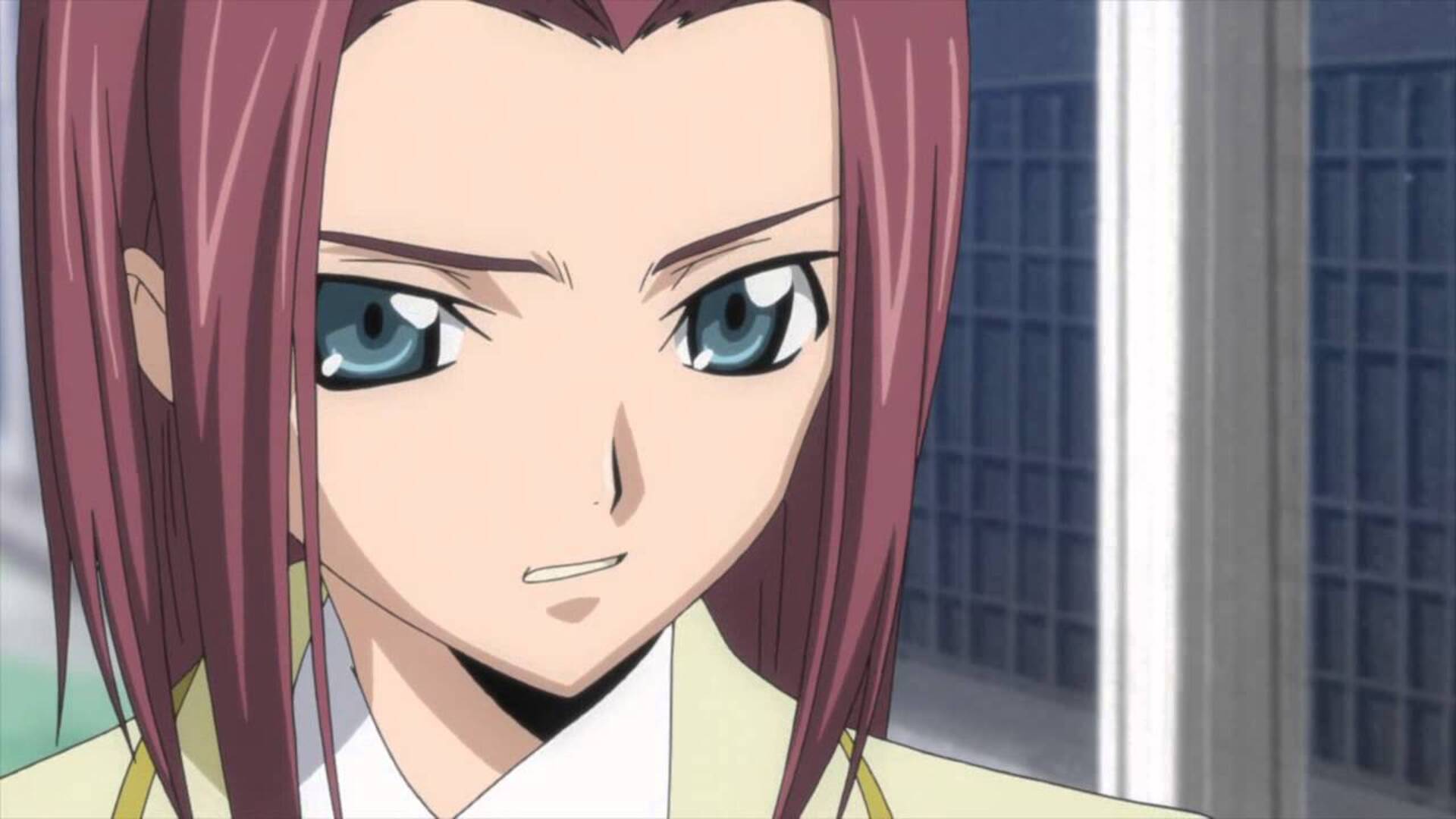 Anime 1920x1080 anime anime girls Kallen Stadtfeld Code Geass short hair redhead artwork digital art anime screenshot