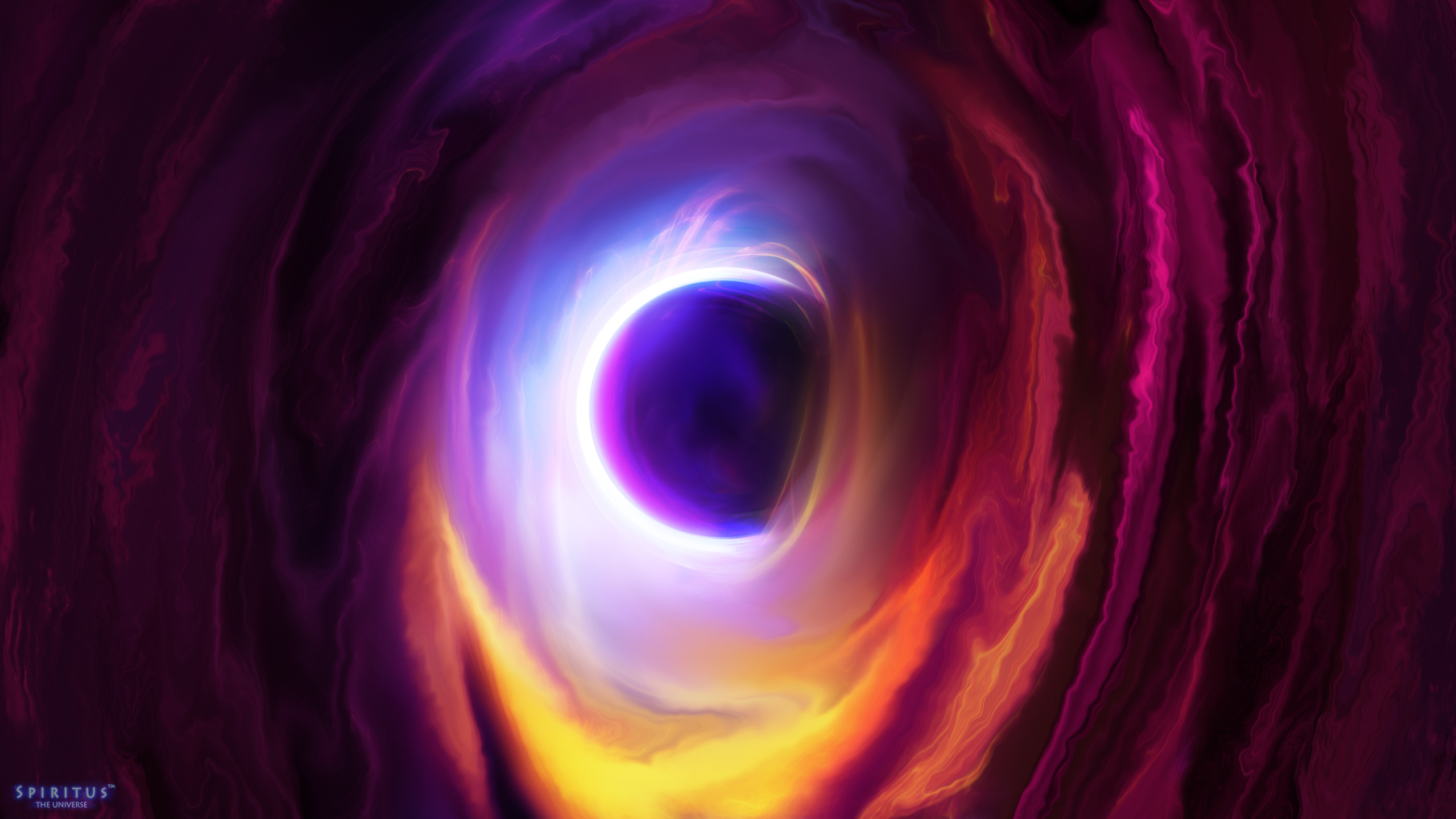 General 2560x1440 digital art artwork space art black holes galaxy abstract universe stars science fiction planet ERA-7