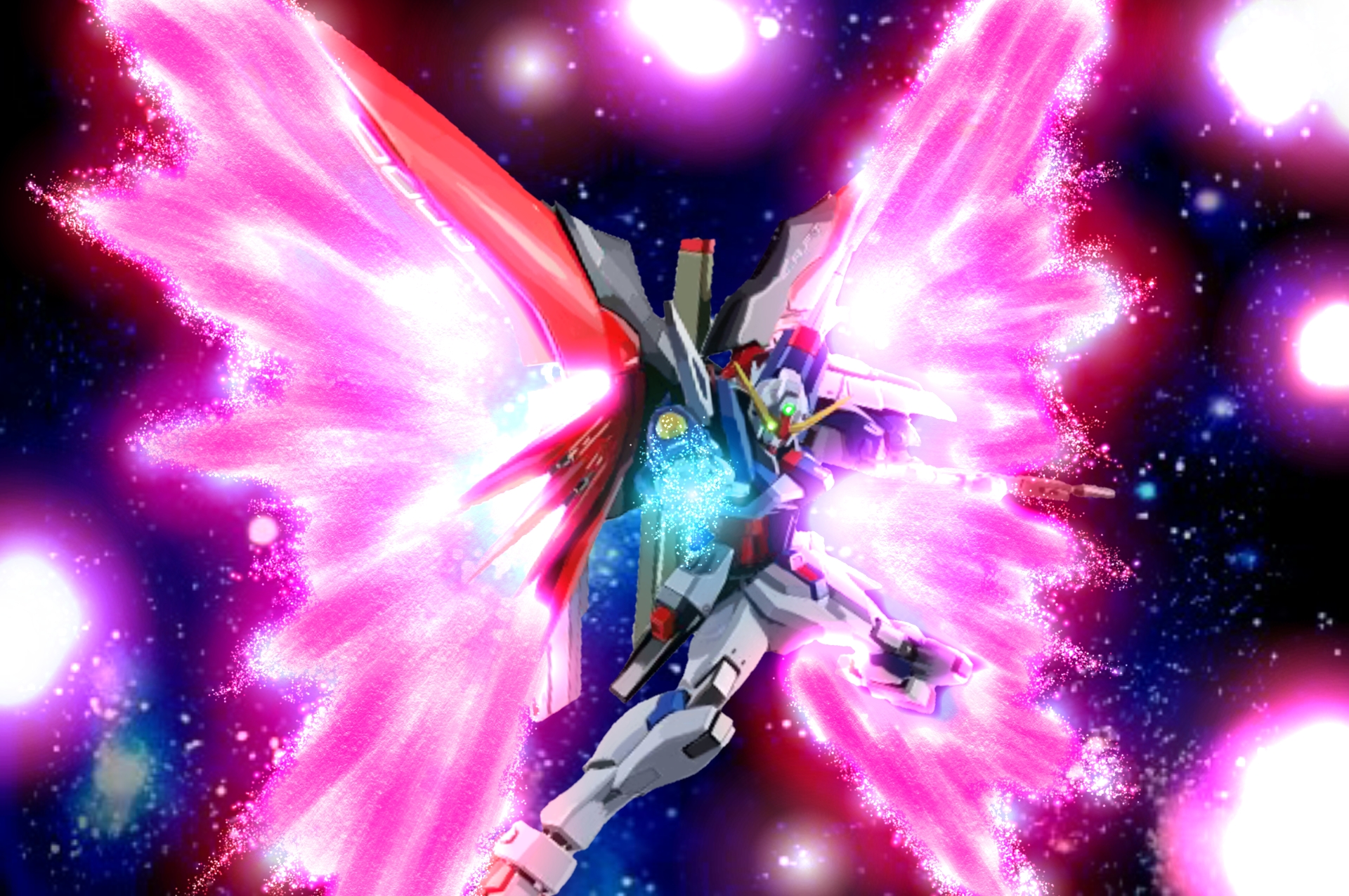 Anime 1920x1275 Super Robot Taisen Destiny Gundam Gundam Mobile Suit Gundam SEED Destiny anime mechs artwork digital art fan art