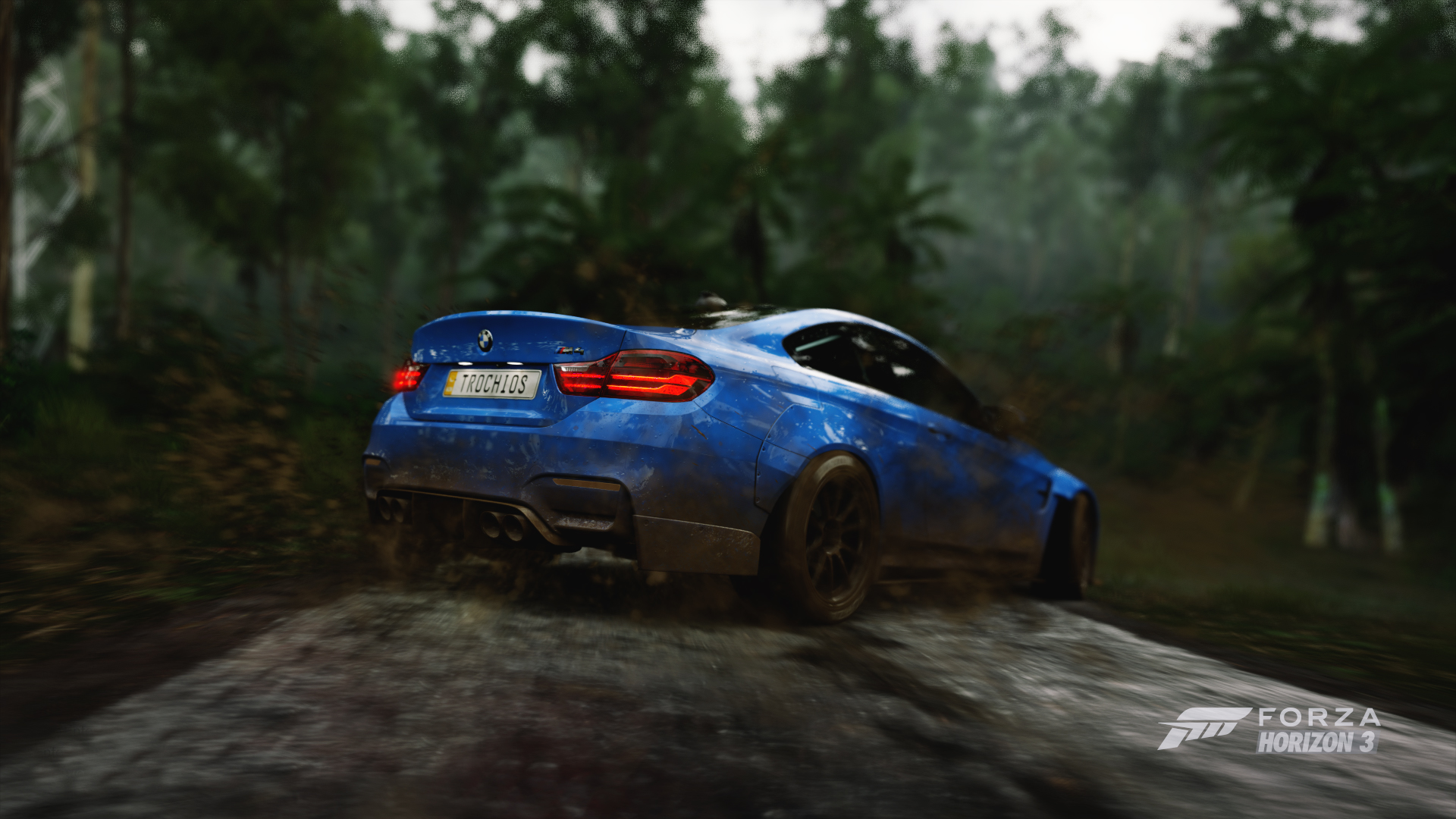 General 1920x1080 Forza Forza Horizon 3 BMW M4 offroad mud video games drift car