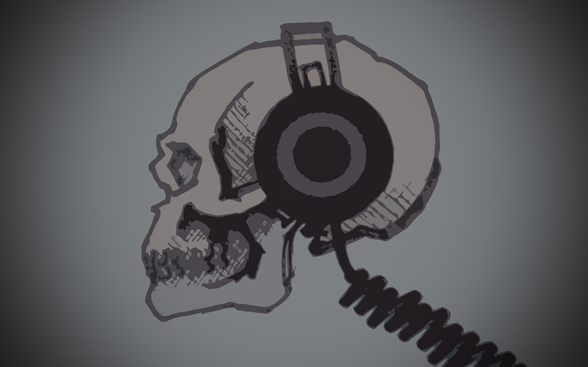 General 1920x1200 headphones skull artwork