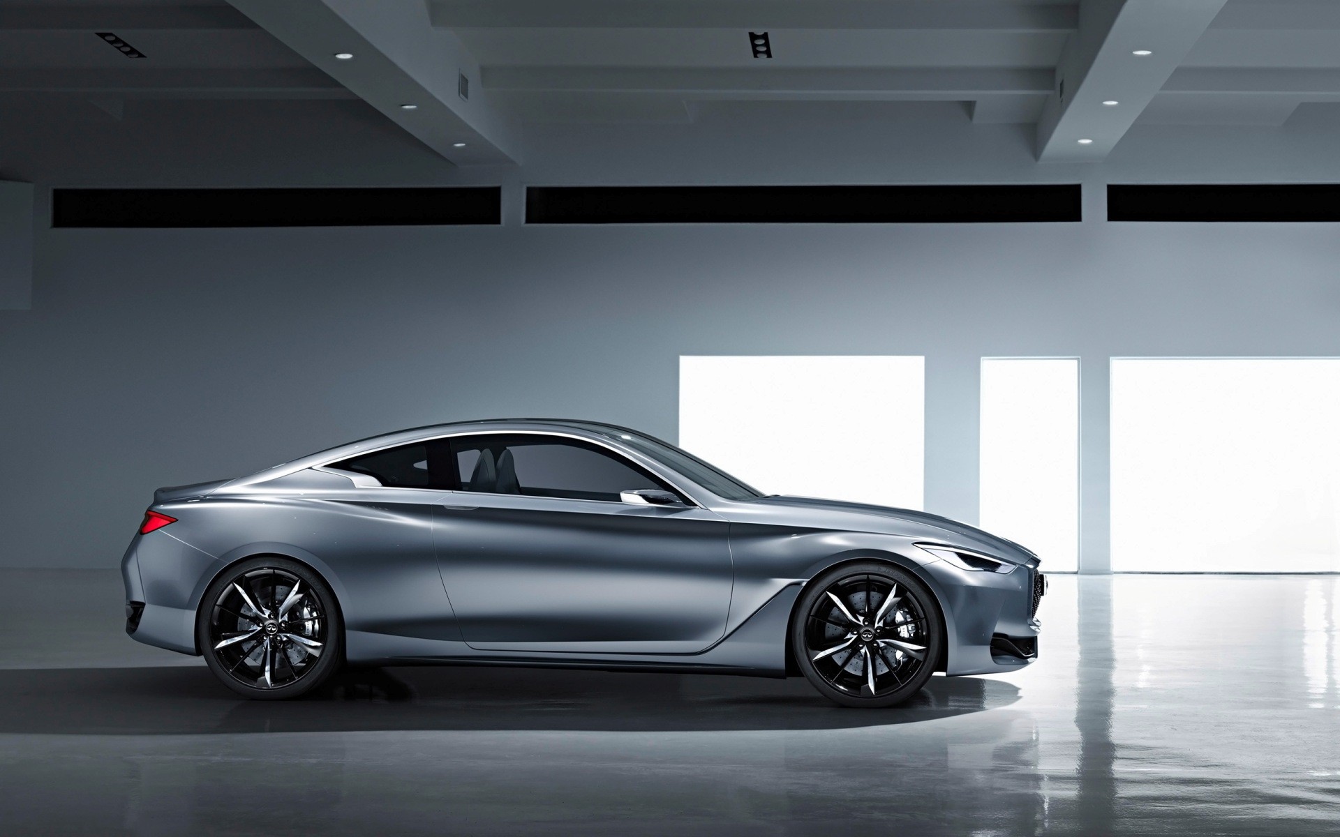 General 1920x1200 car Infiniti concept cars 2015 Infiniti Q60 Coupe silver cars vehicle Japanese cars