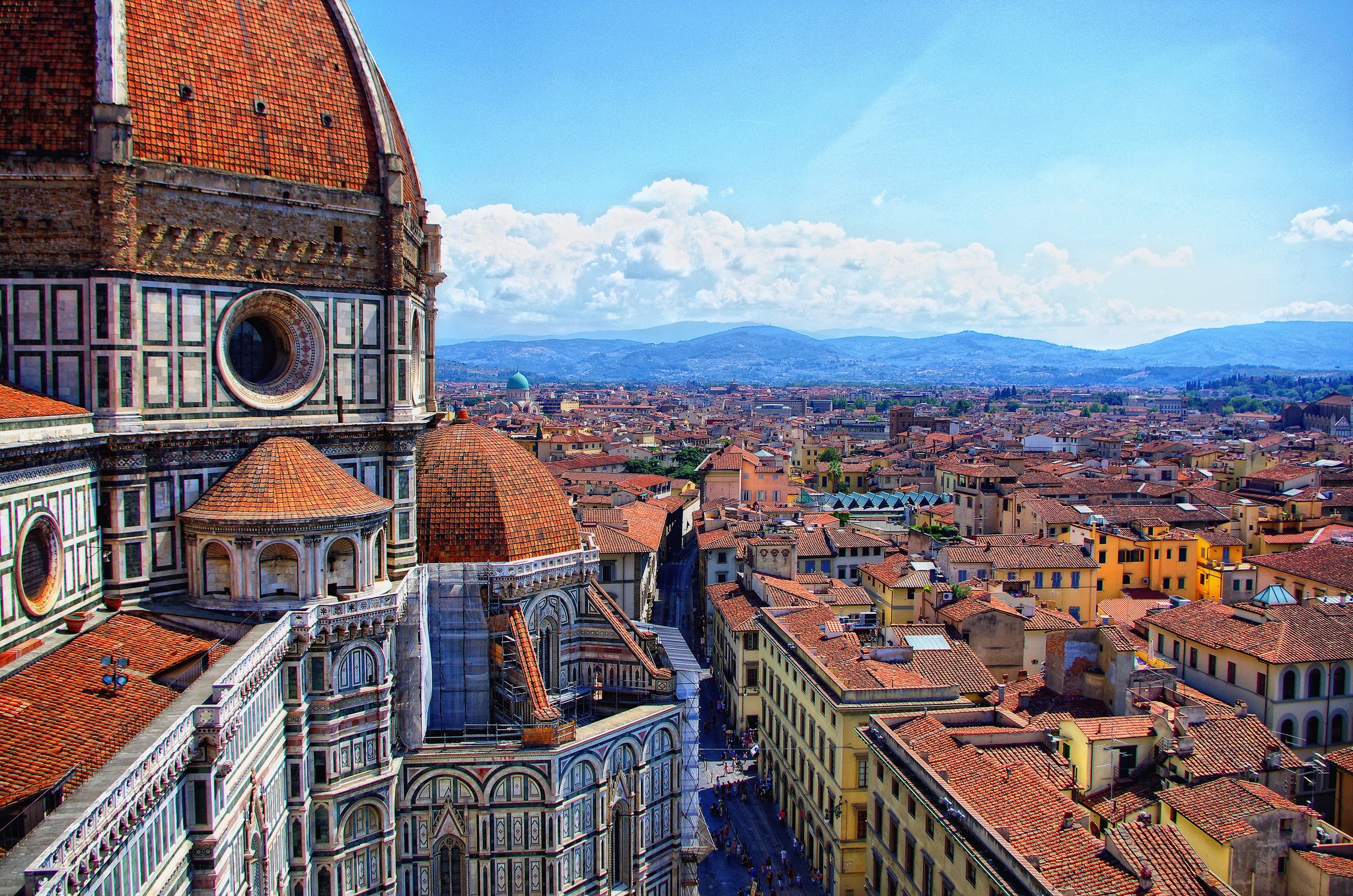 General 2048x1356 photography Florence Italy cityscape rooftops