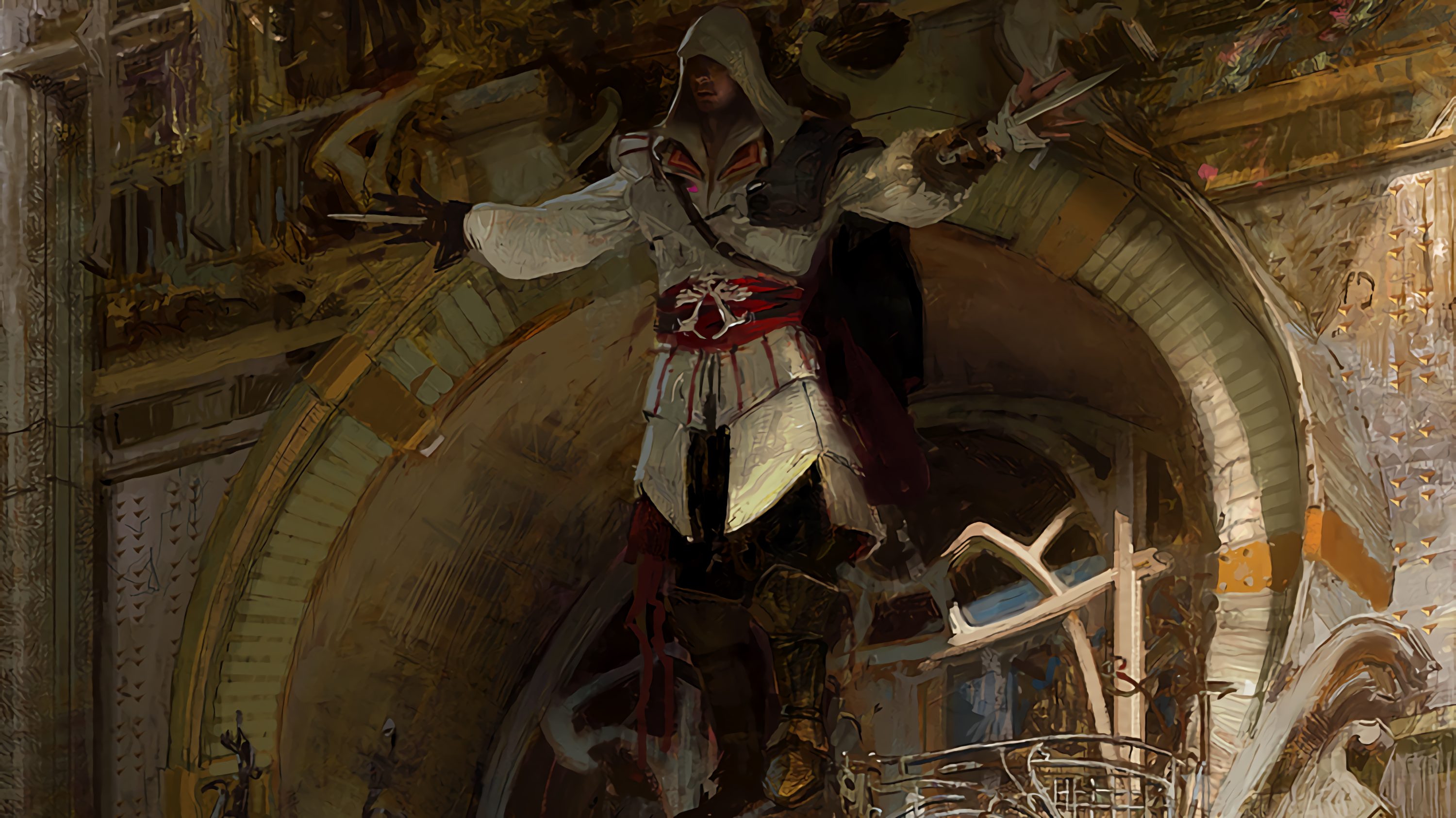 General 3000x1686 Assassin's Creed Ezio Auditore da Firenze Assassin's Creed: Brotherhood video game characters video games PC gaming video game art