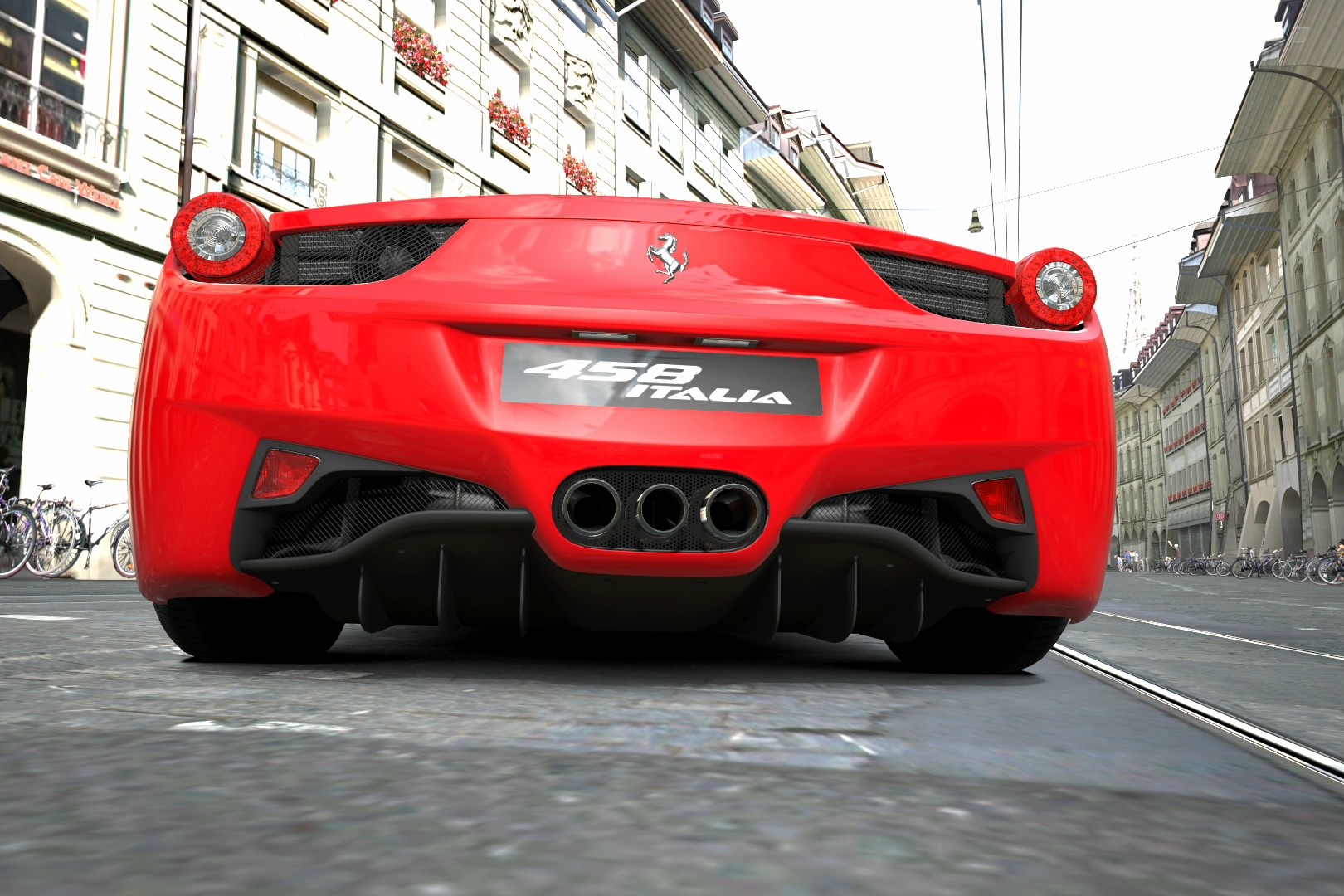 General 1620x1080 car Ferrari 458 Gran Turismo 5 video games vehicle red cars Ferrari