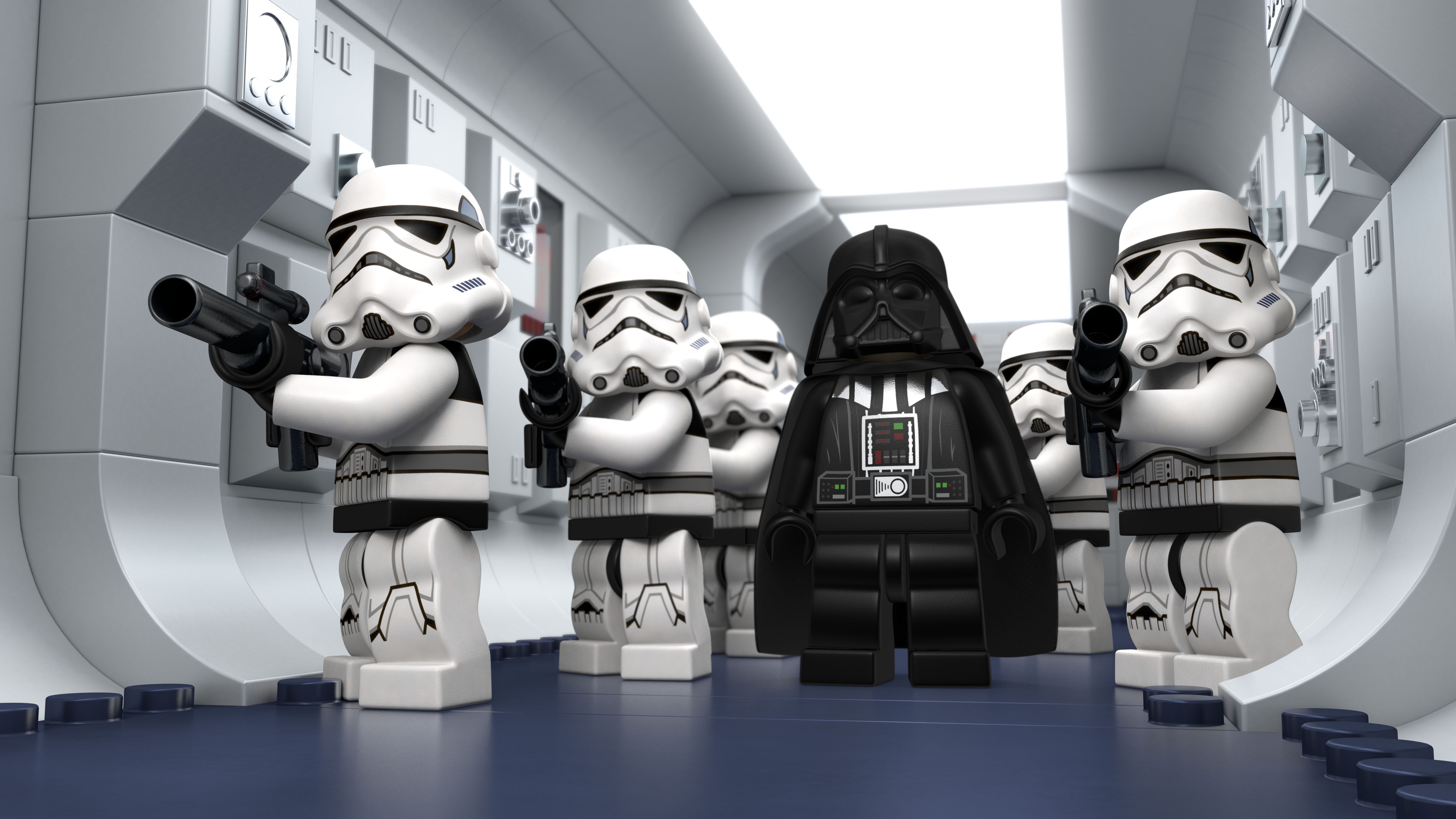 General 5333x3000 Star Wars LEGO Star Wars Darth Vader stormtrooper CGI Sith LEGO digital art Galactic Empire Imperial Forces Star Wars Villains