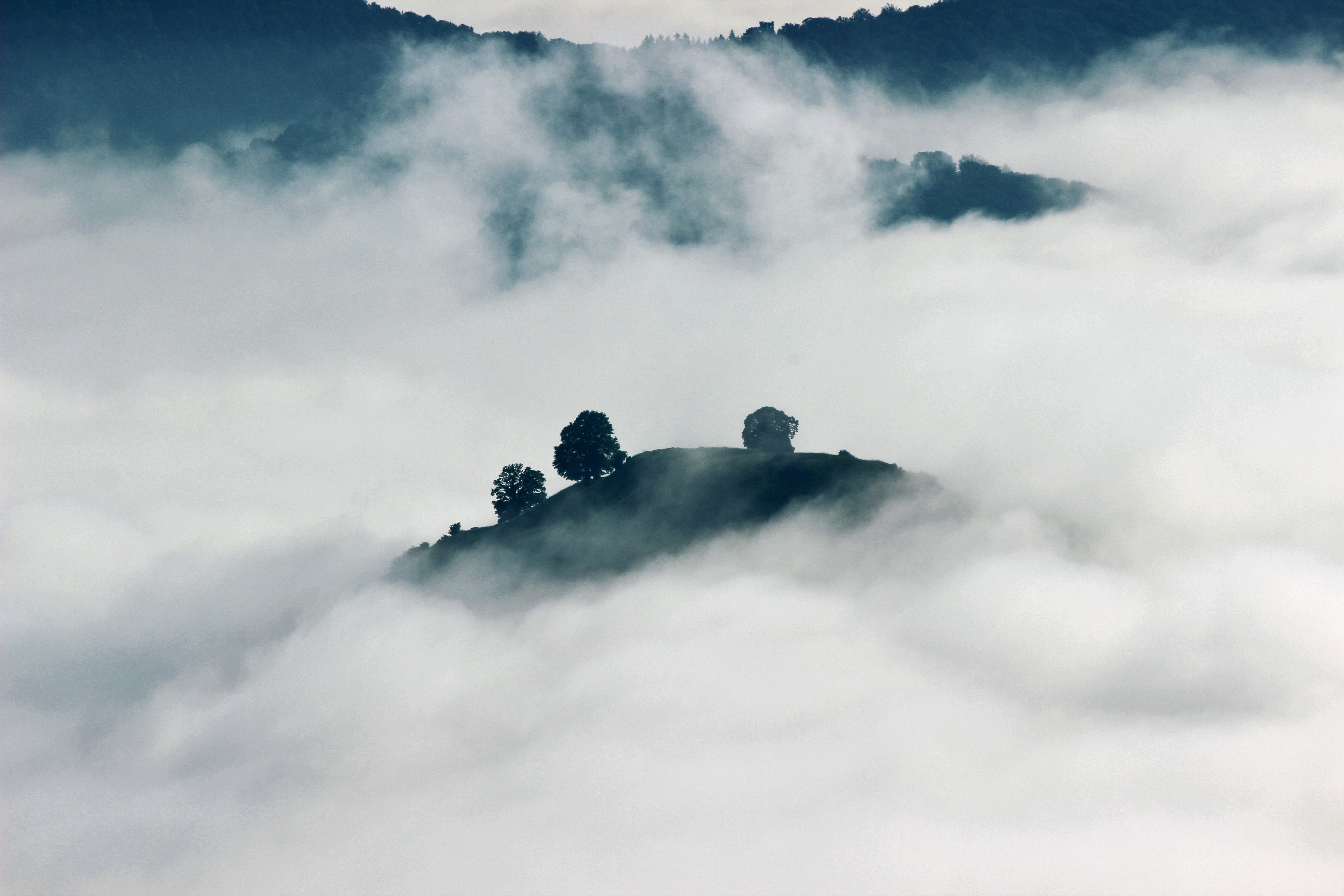 General 5184x3456 landscape nature trees mist clouds
