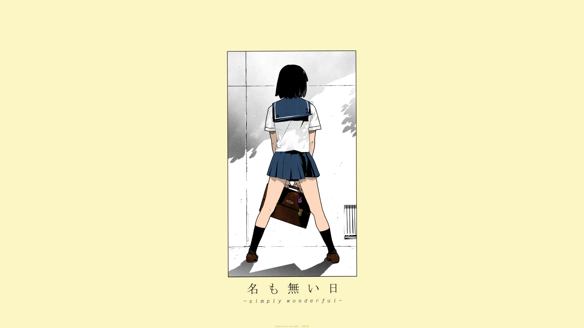 Anime 1920x1080 black hair school uniform schoolgirl miniskirt anime manga anime girls JK
