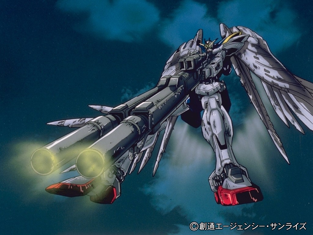 Anime 1024x768 anime Mobile Suit Gundam Wing Gundam Gundam Wing Wing Gundam Super Robot Taisen