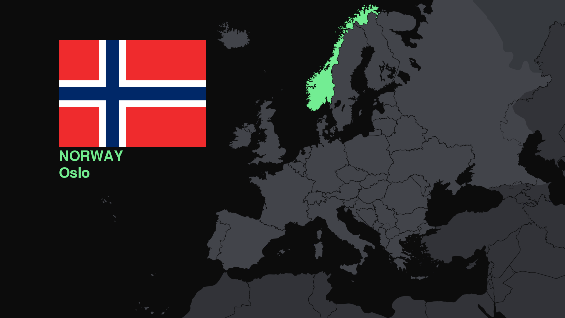 General 1920x1080 flag Norway Europe map