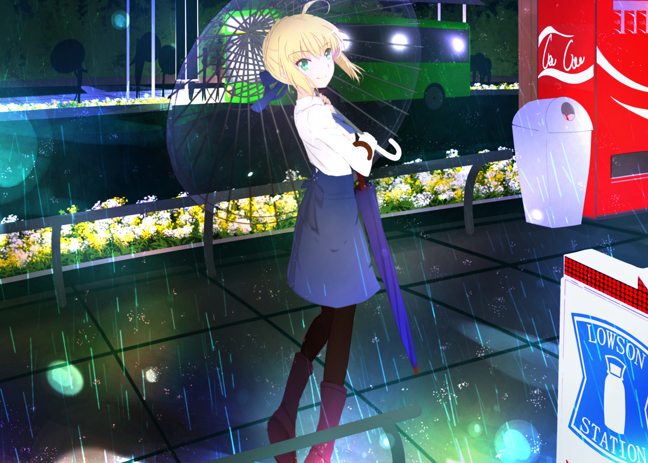 Anime 2100x1500 Fate series Fate/Stay Night anime girls Saber