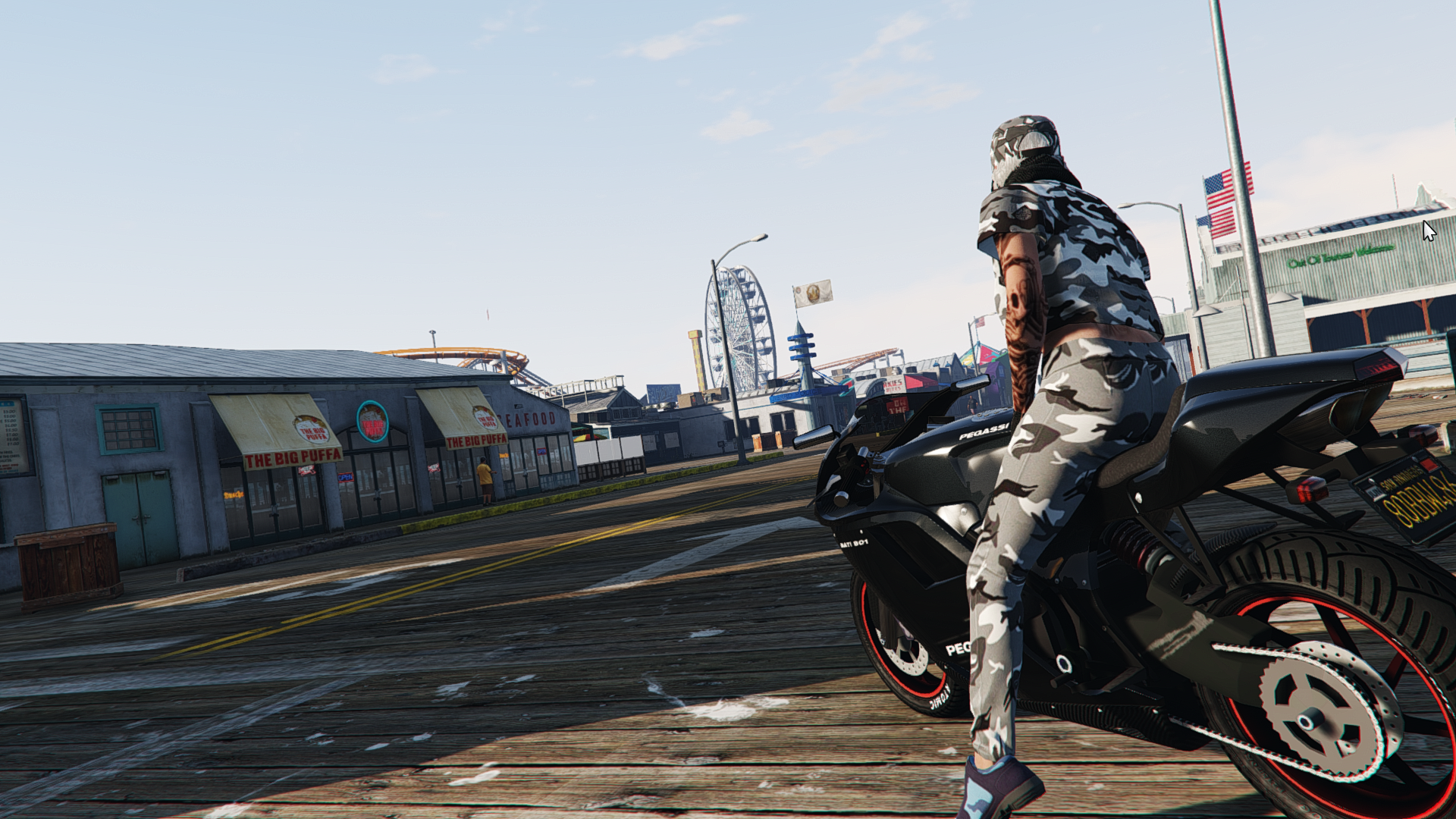 General 1920x1080 Grand Theft Auto V women motorcycle video games Rockstar Games women with motorcycles