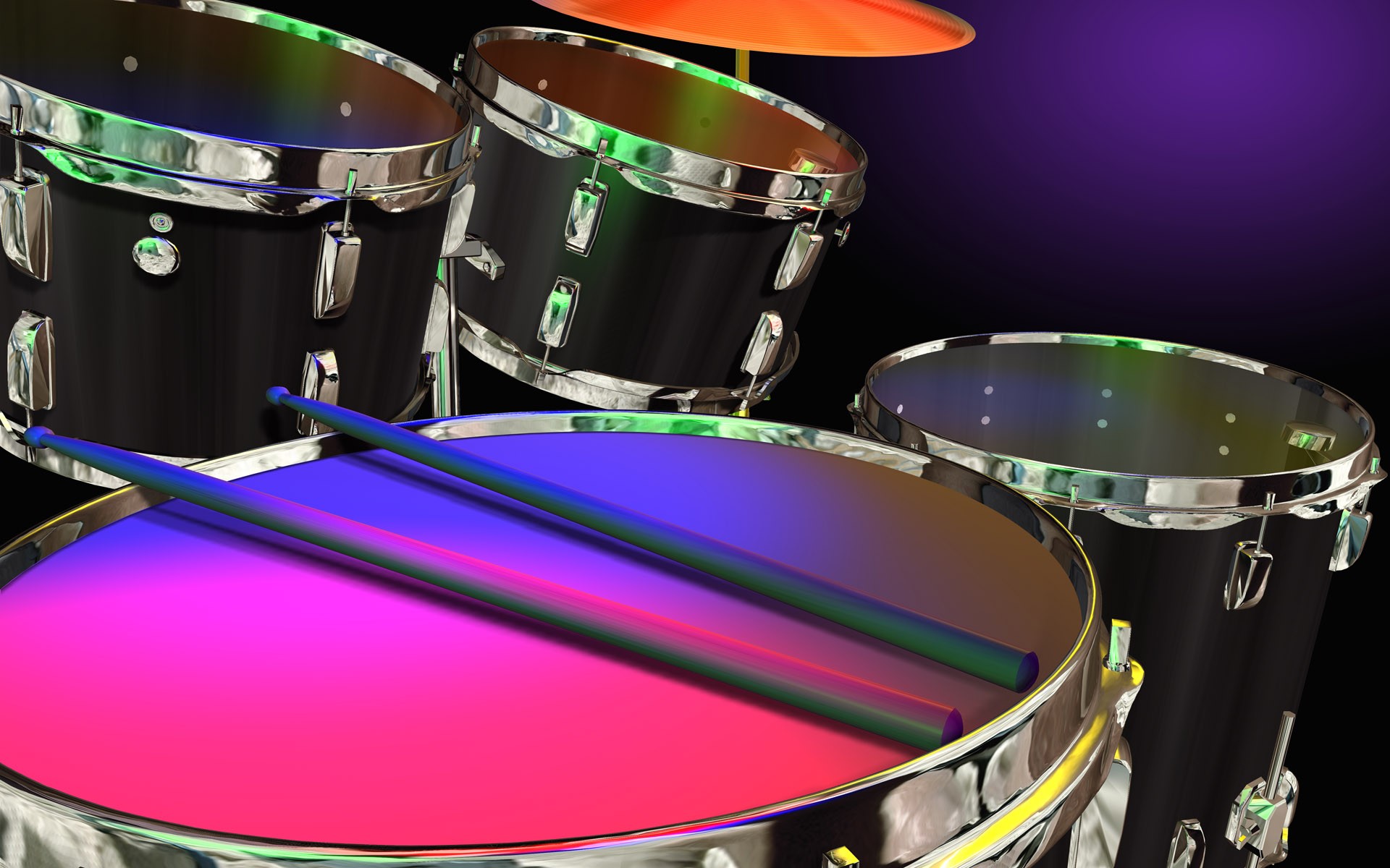 General 1920x1200 music purple background musical instrument drums