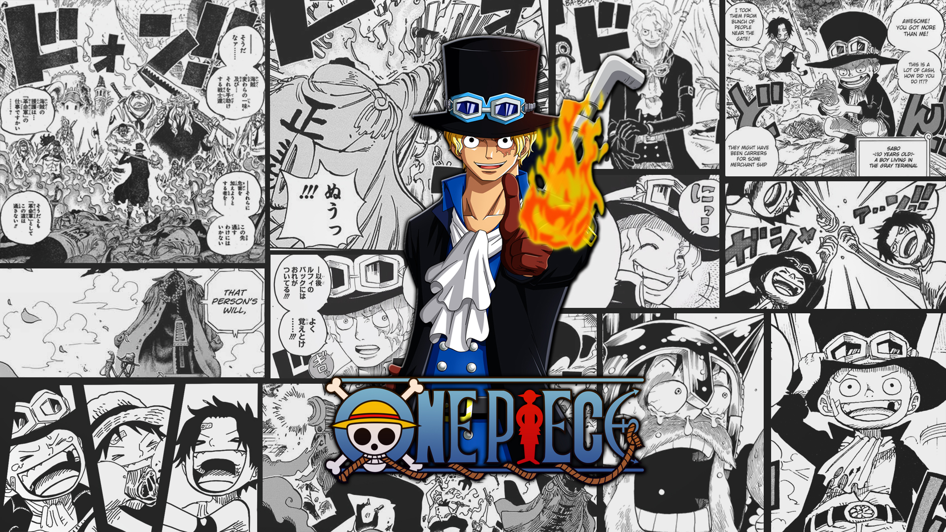 Anime 1920x1080 anime One Piece anime boys hat