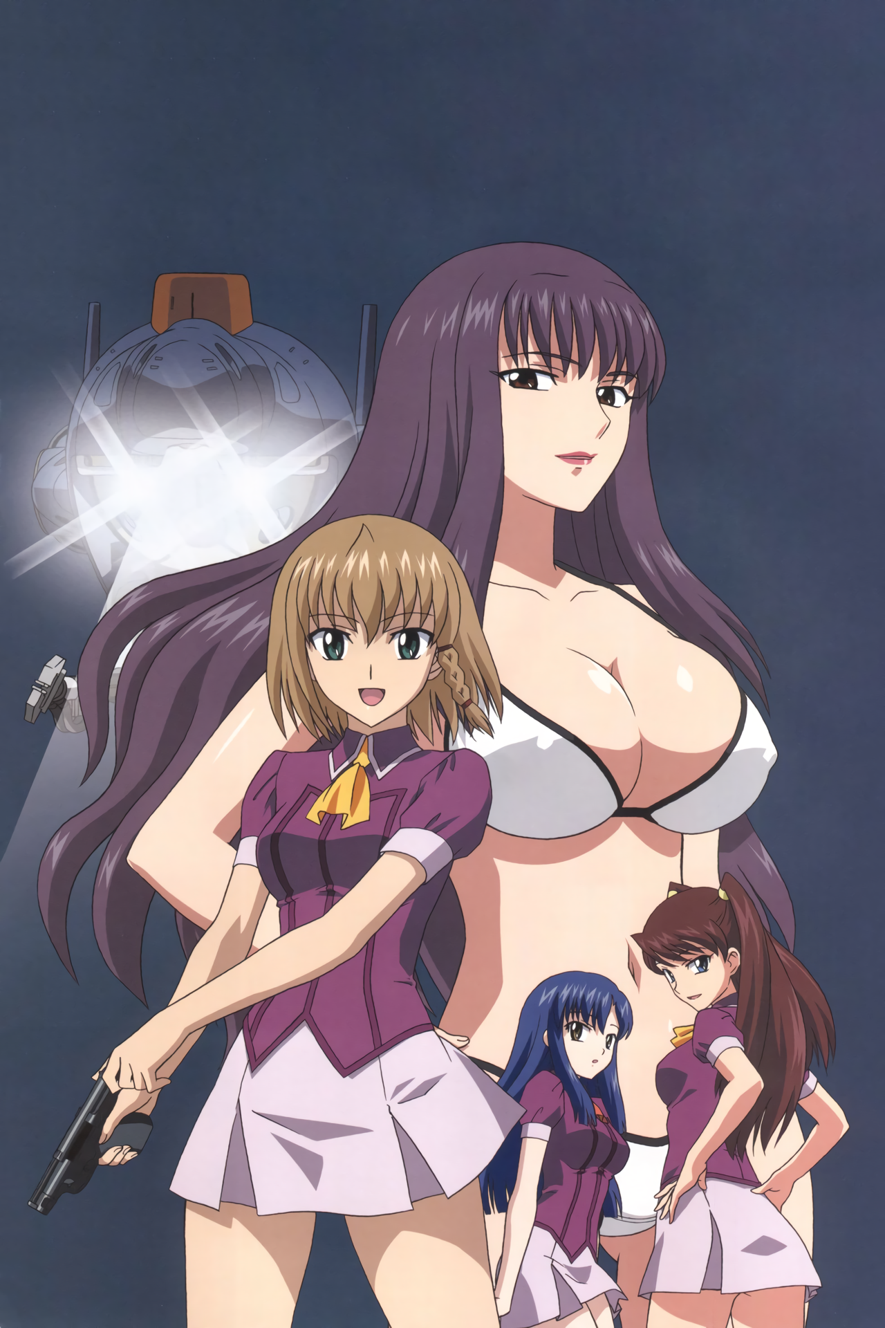 Anime 1280x1920 Agent Aika big boobs anime girls anime bikini