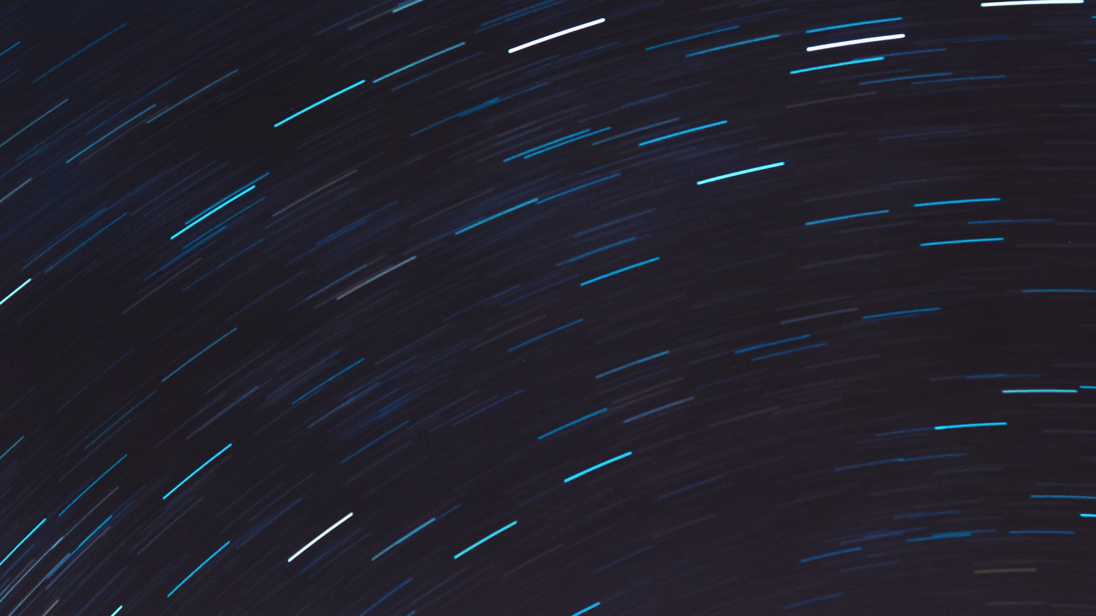 General 3840x2160 minimalism blue sky stars motion blur light trails star trails long exposure