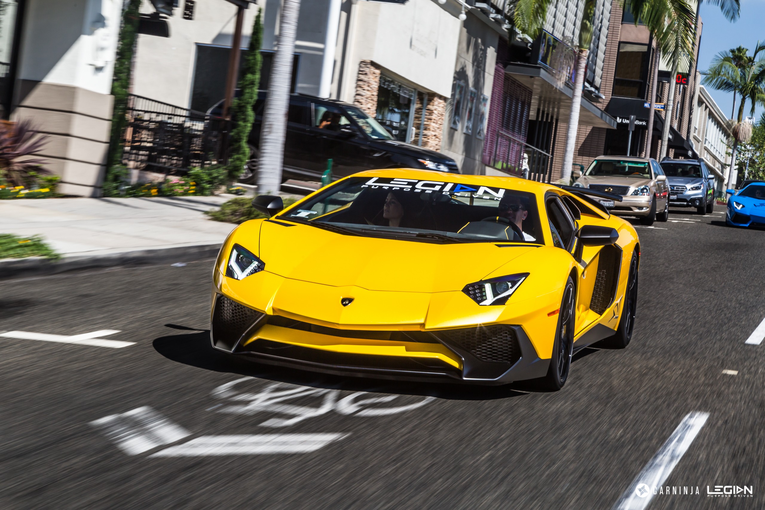 General 2560x1707 Lamborghini car yellow cars frontal view