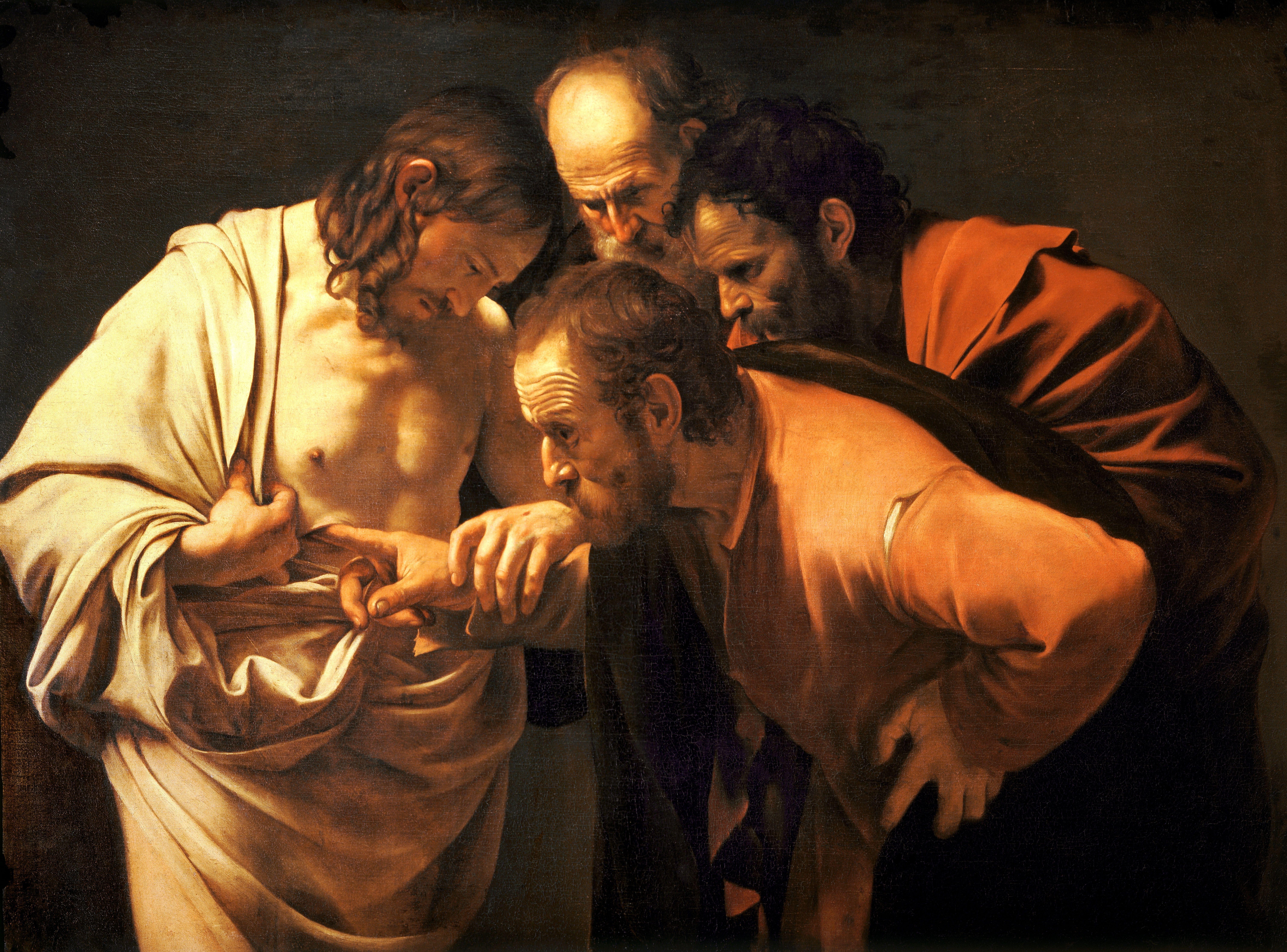 General 8550x6325 oil painting artwork Caravaggio classic art Jesus Christ 12 apostles